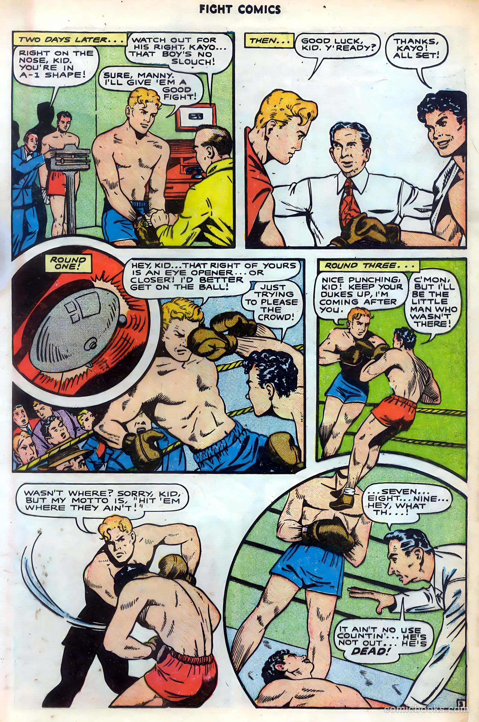 Fight Comics #44 — page 23 of 52