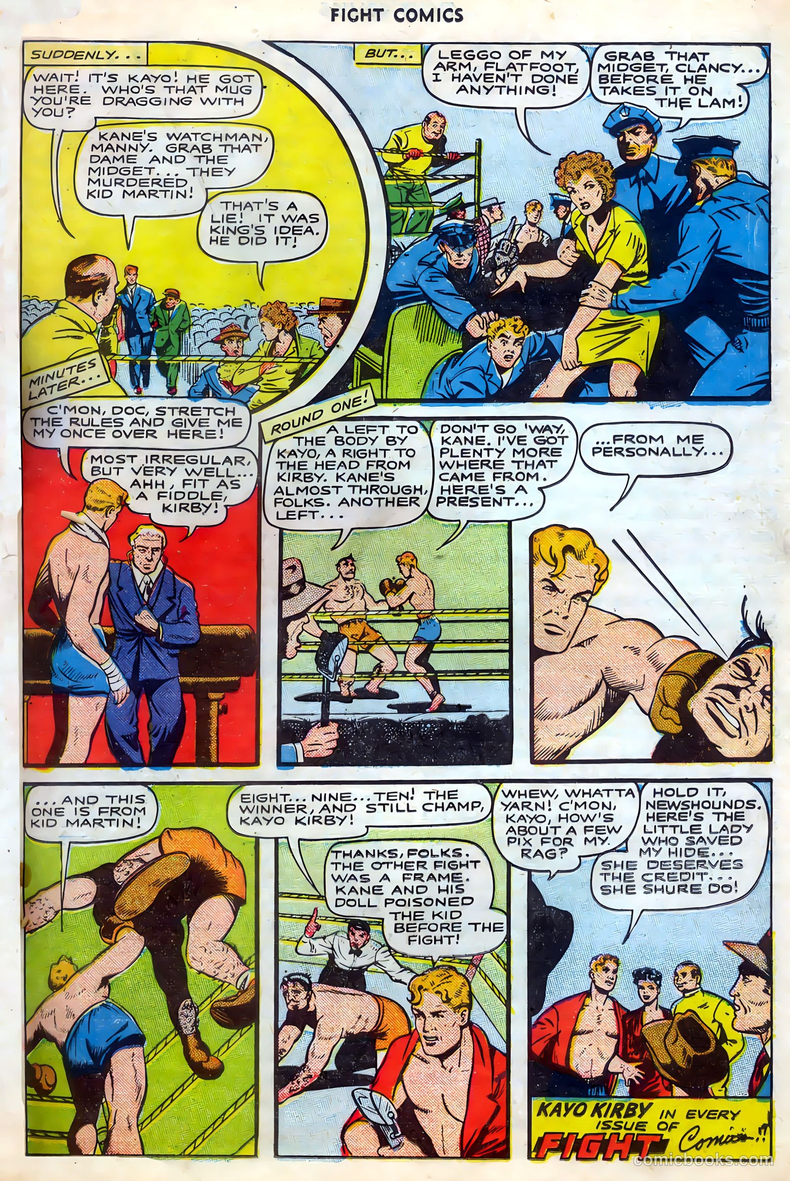 Fight Comics #44 — page 27 of 52