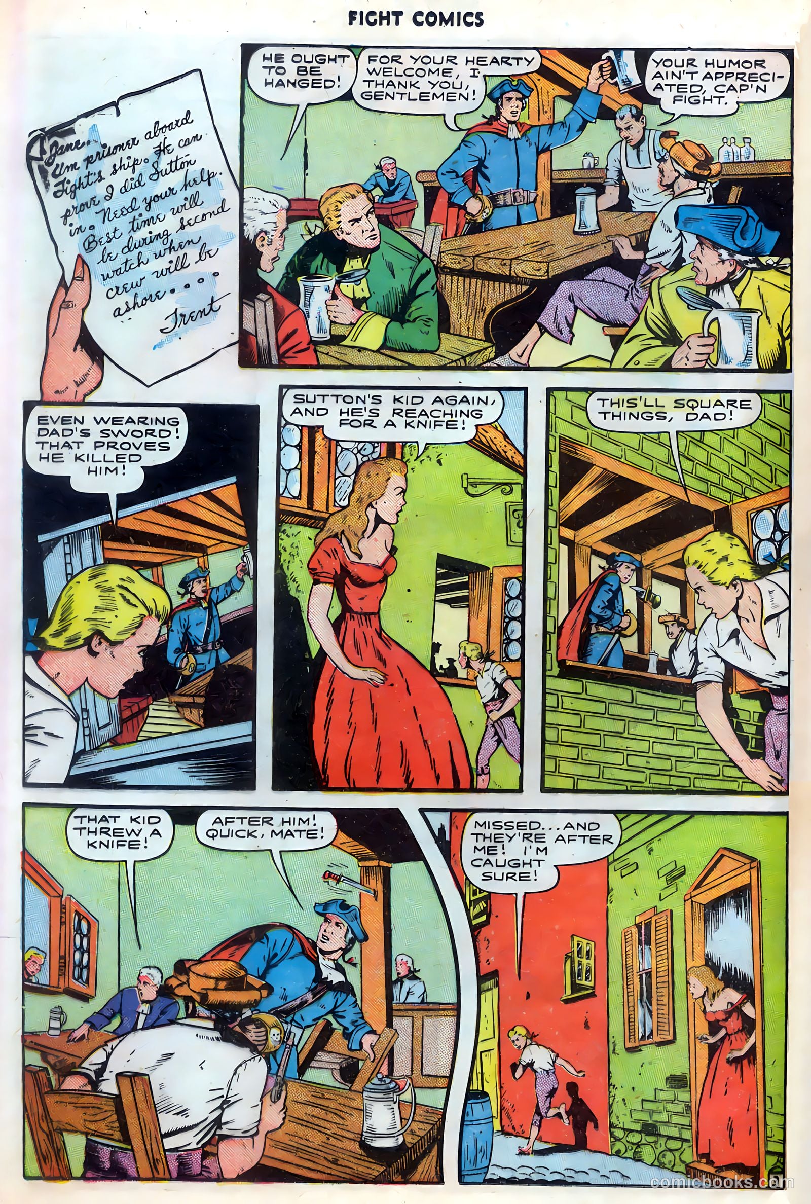 Fight Comics #44 — page 32 of 52