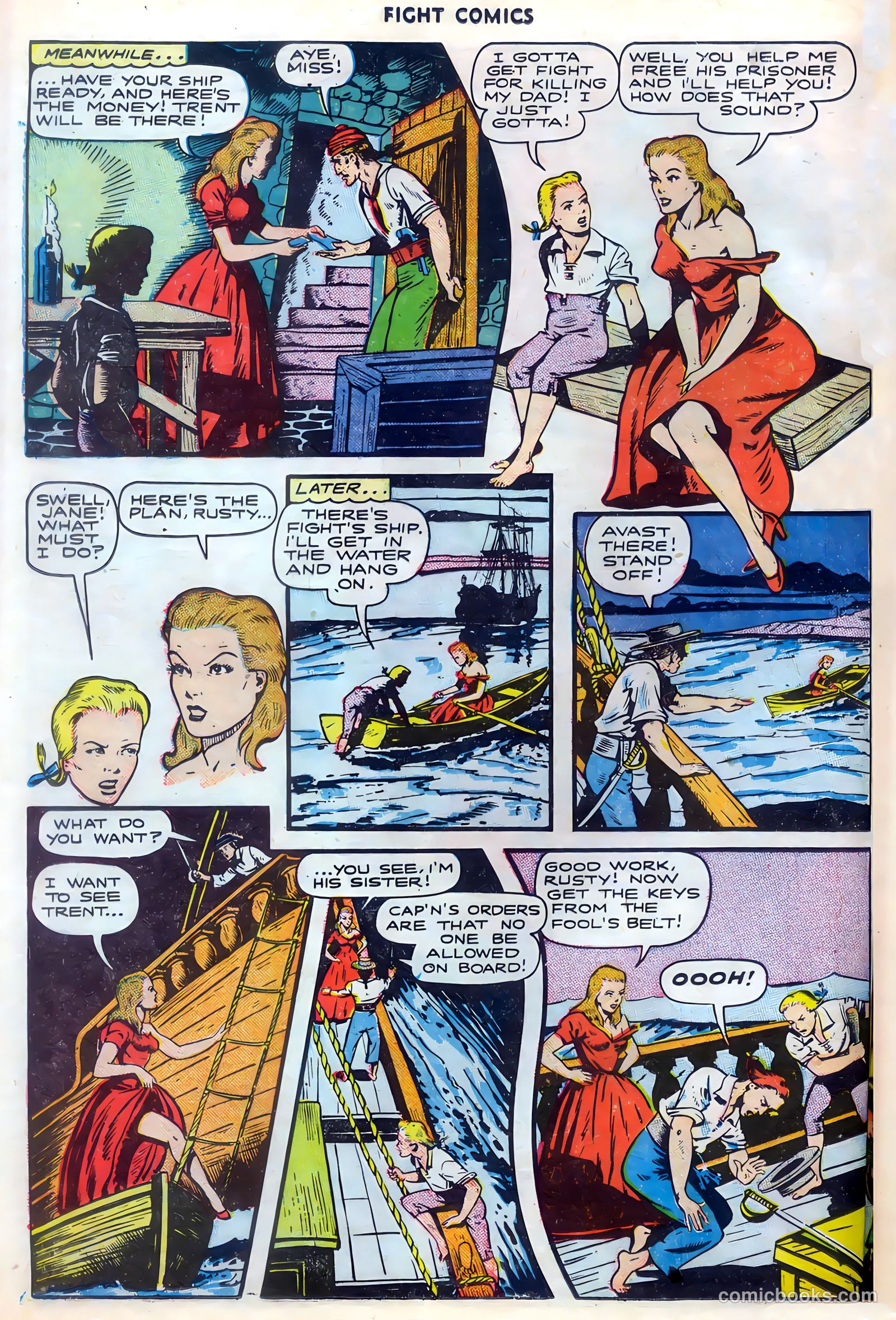 Fight Comics #44 — page 34 of 52