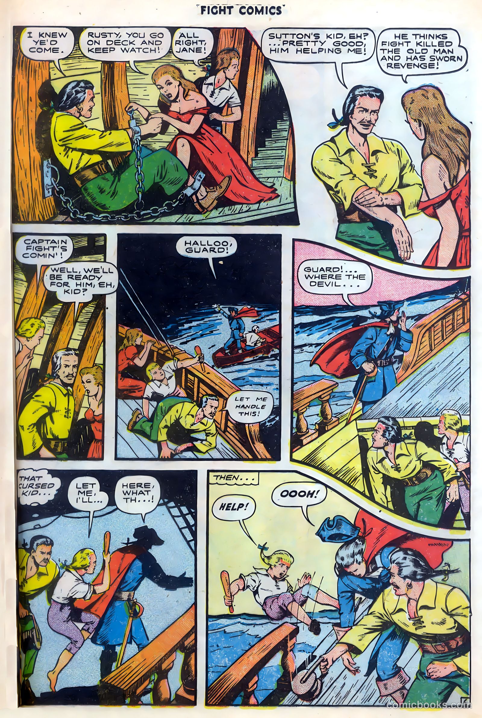 Fight Comics #44 — page 35 of 52