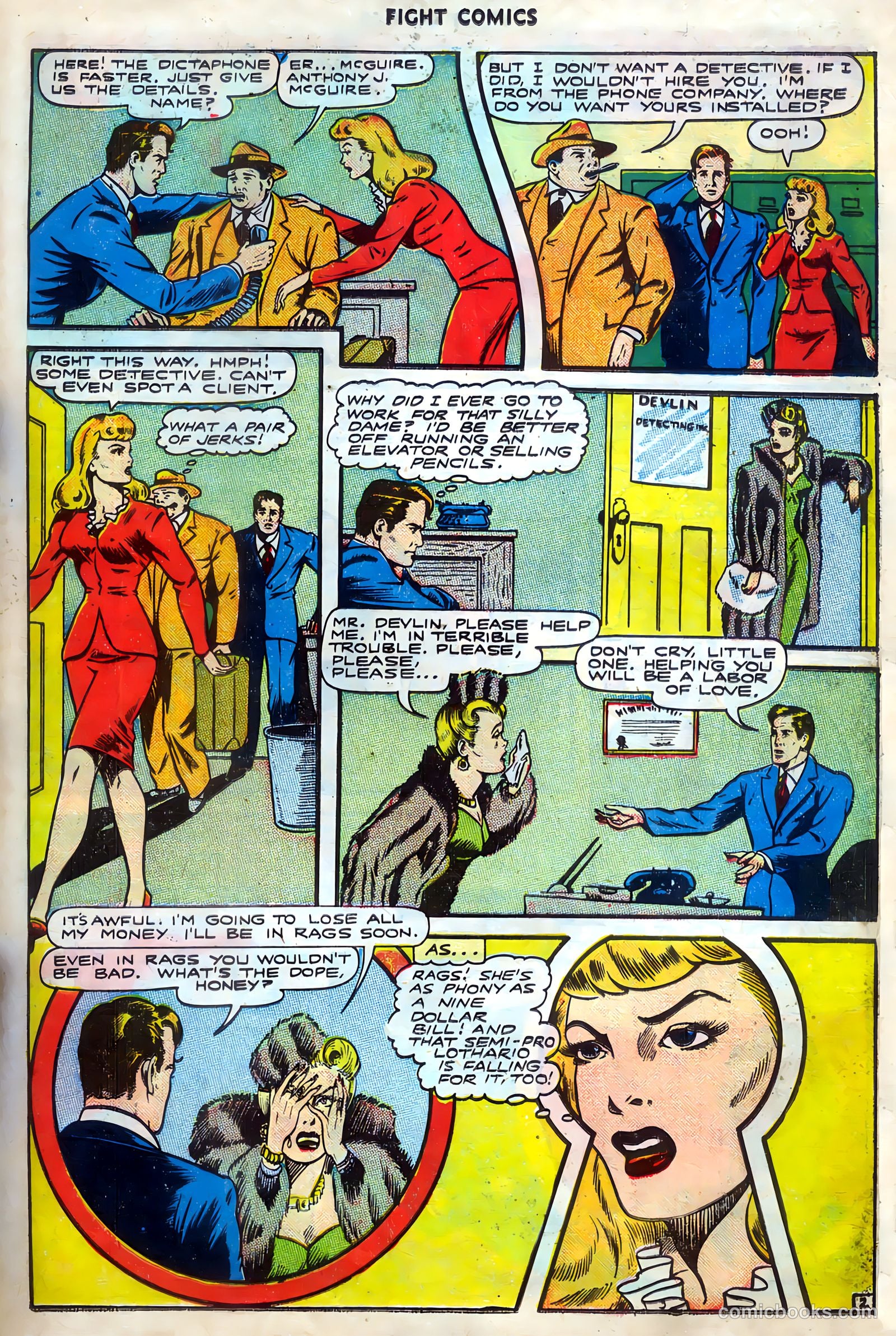 Fight Comics #45 — page 29 of 52