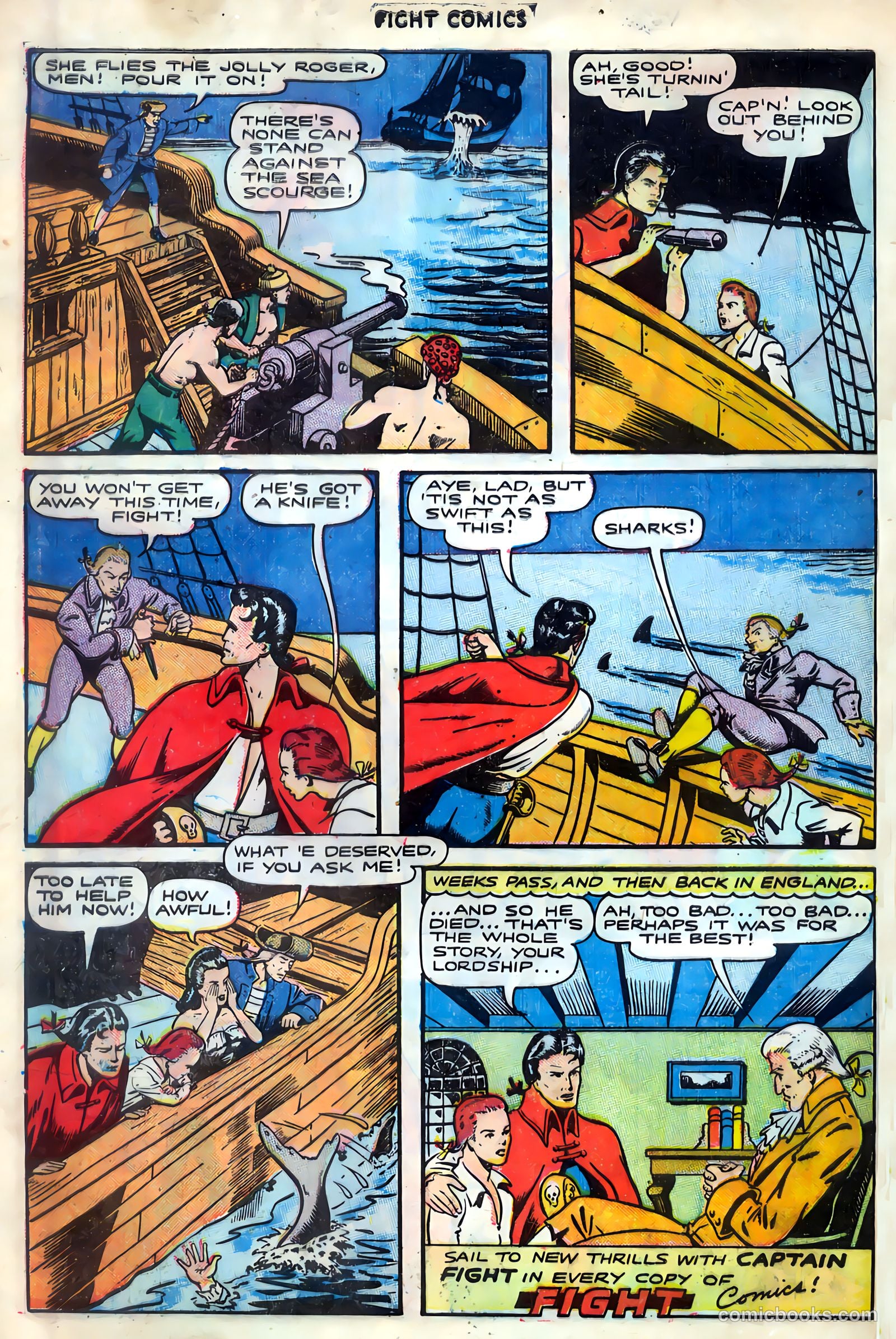 Fight Comics #45 — page 40 of 52