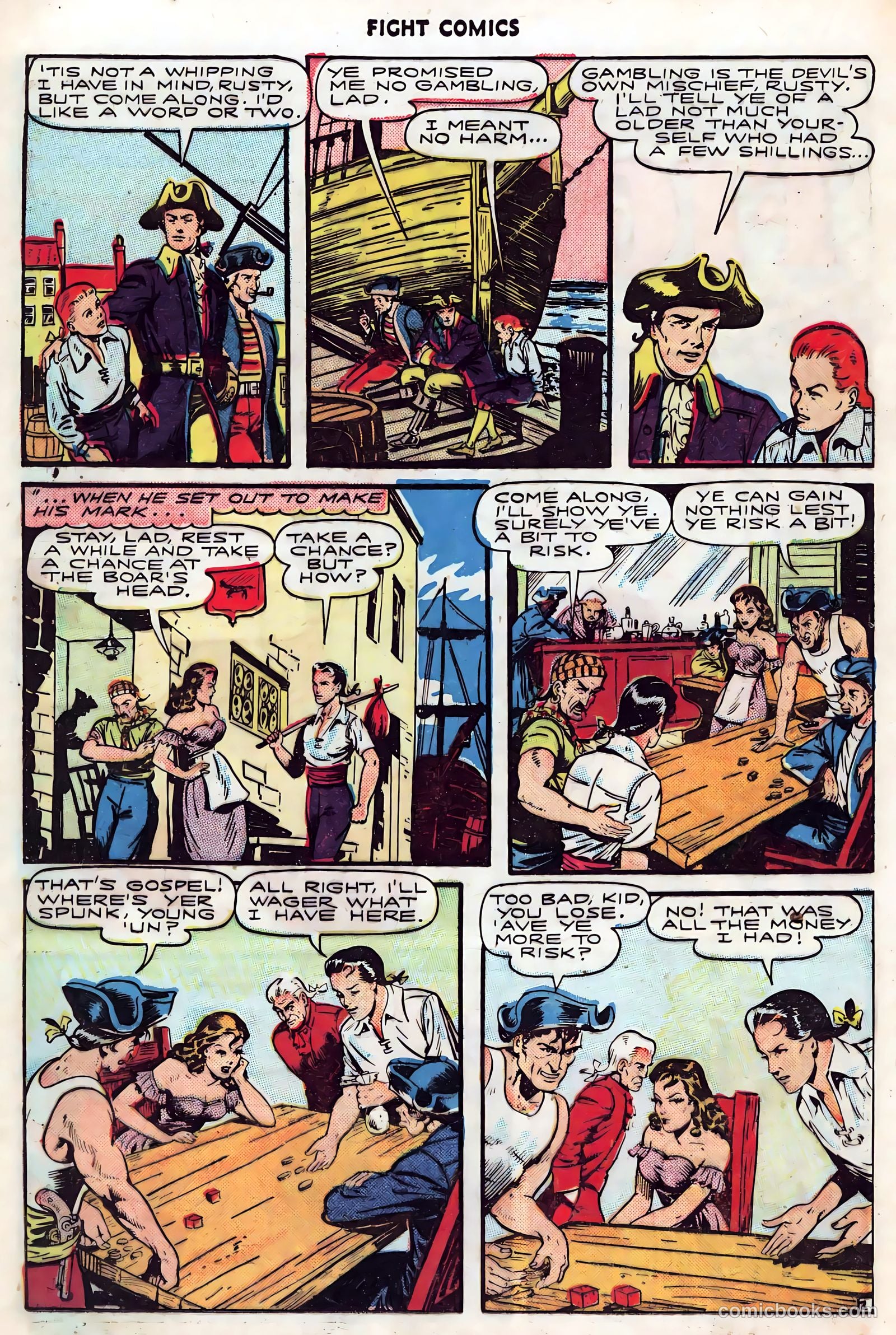 Fight Comics #46 — page 28 of 52