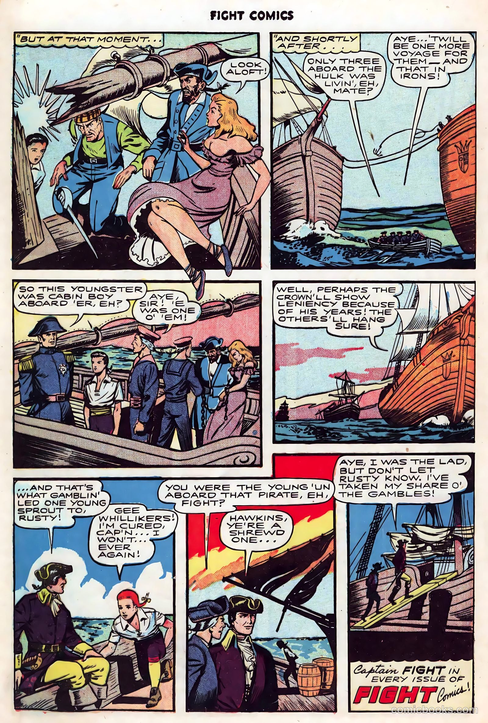 Fight Comics #46 — page 32 of 52