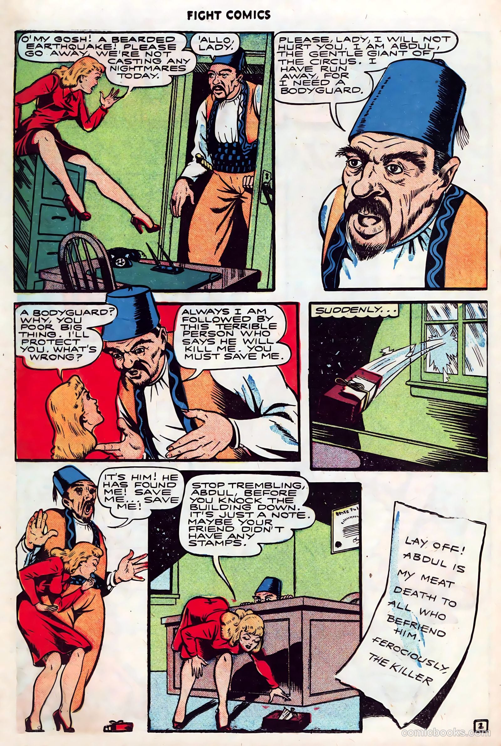 Fight Comics #46 — page 36 of 52