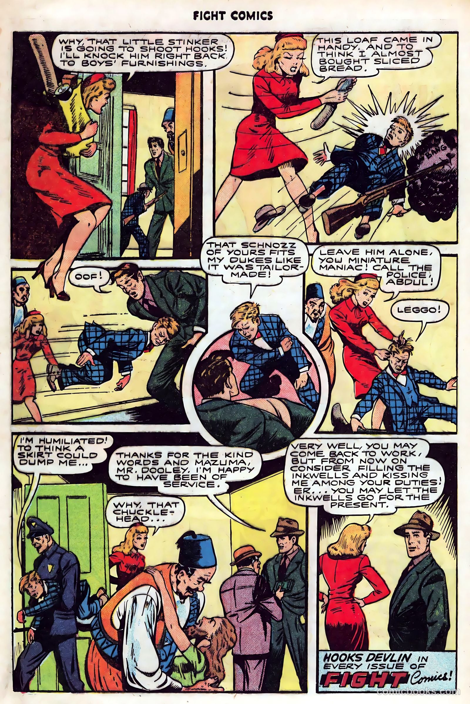 Fight Comics #46 — page 40 of 52
