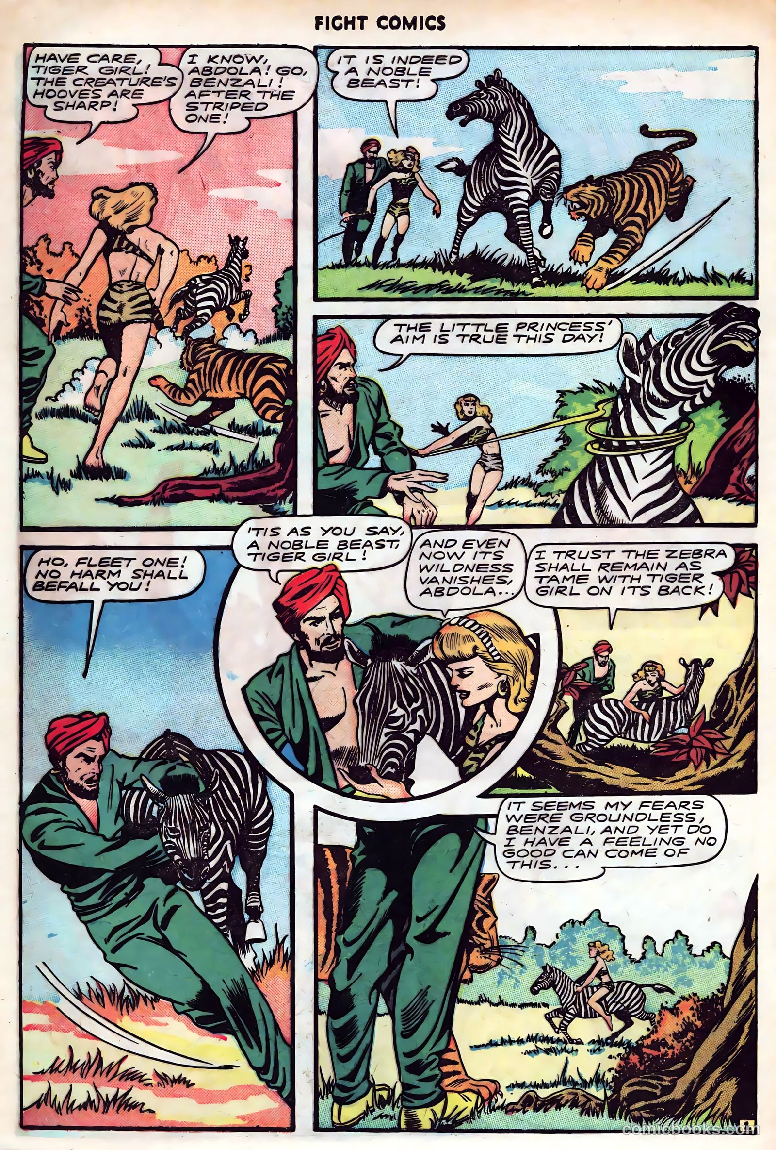 Fight Comics #46 — page 42 of 52