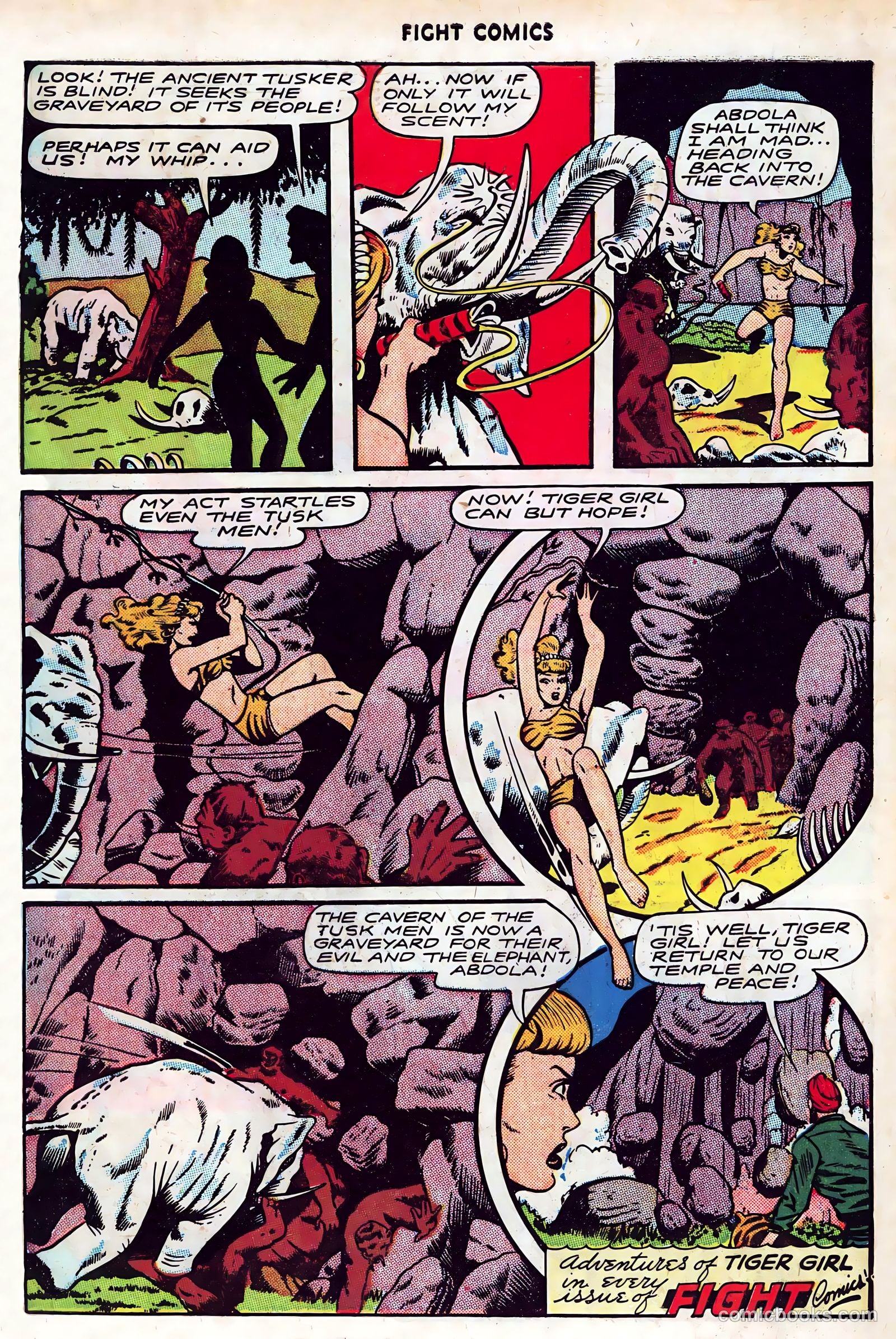 Fight Comics #46 — page 50 of 52