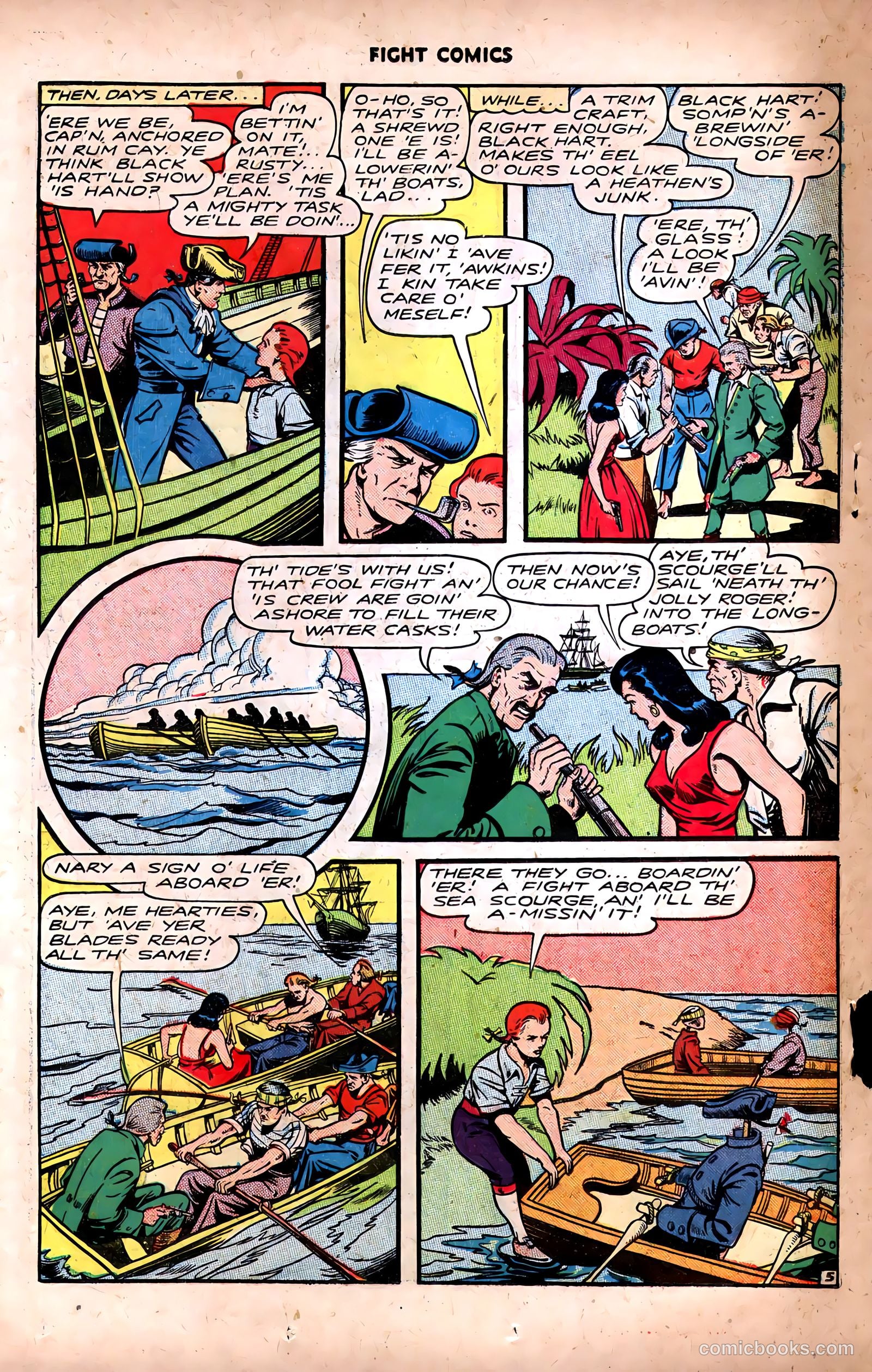 Fight Comics #49 — page 34 of 52