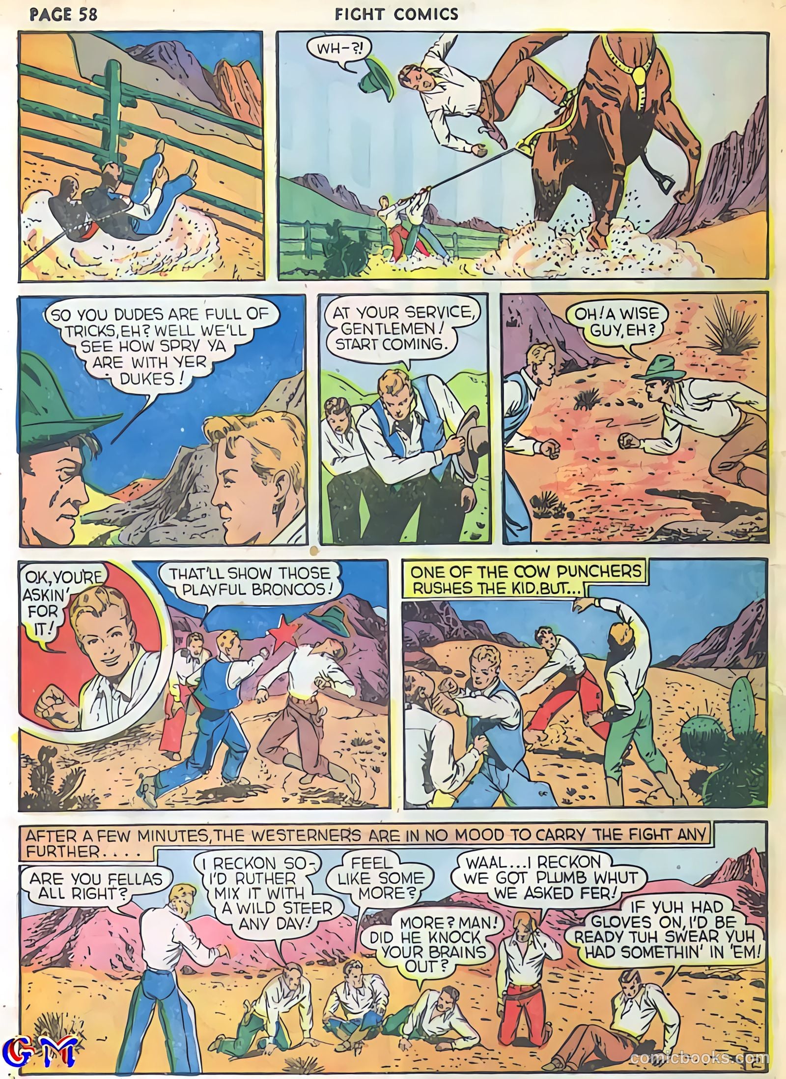 Fight Comics #5 — page 60 of 69