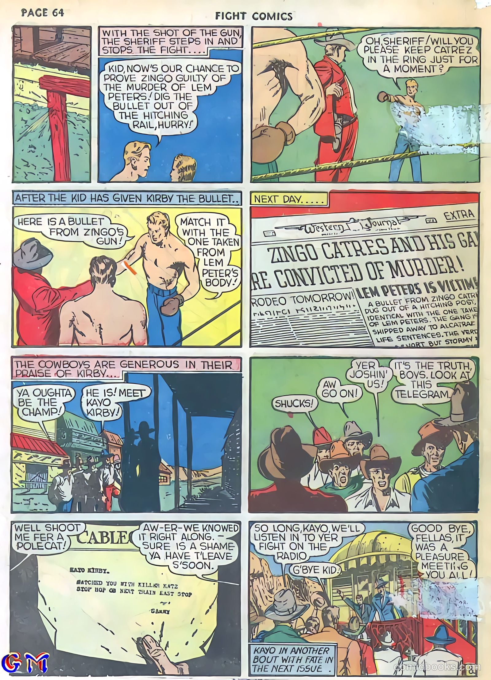 Fight Comics #5 — page 66 of 69
