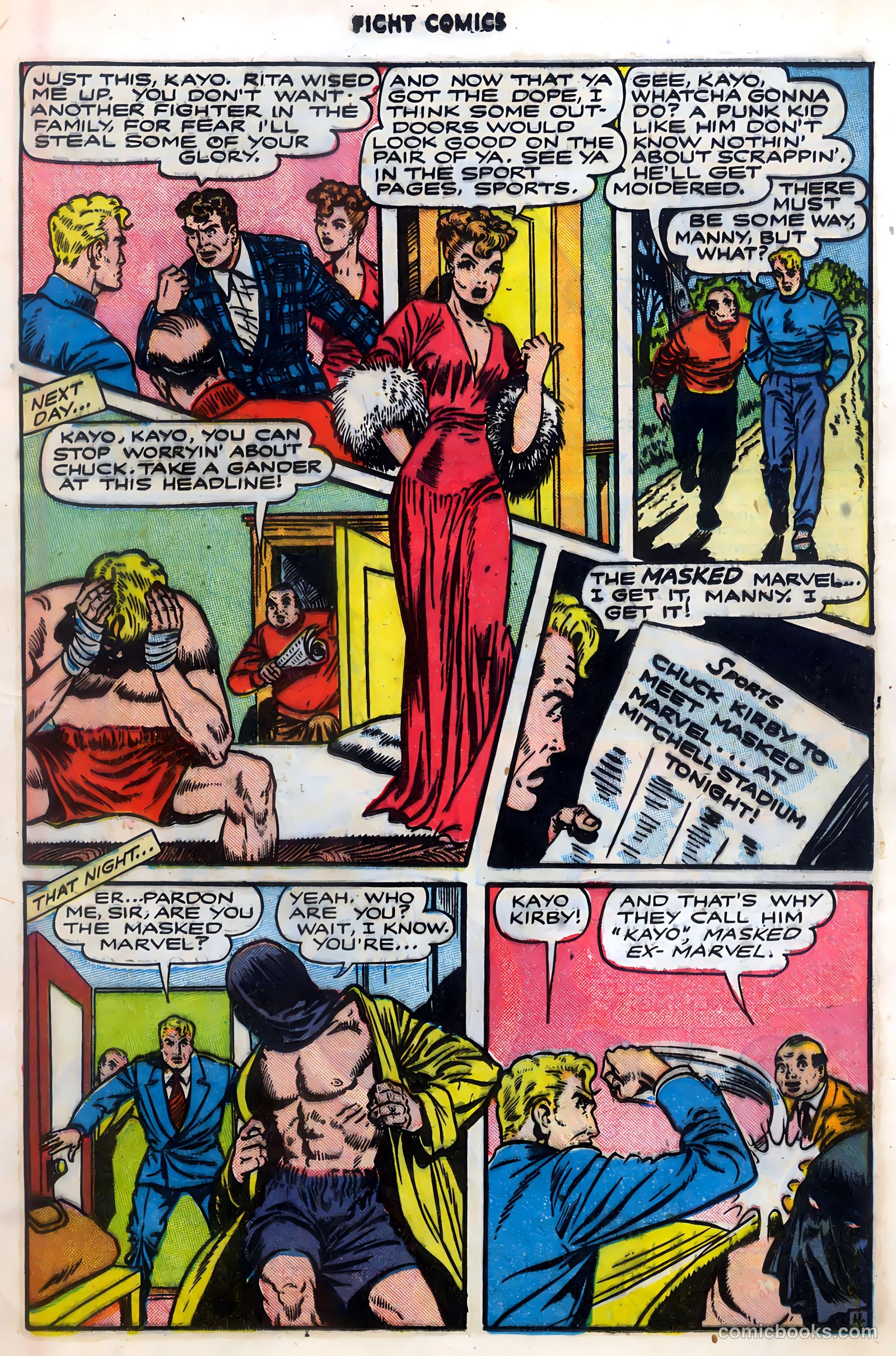 Fight Comics #50 — page 23 of 52