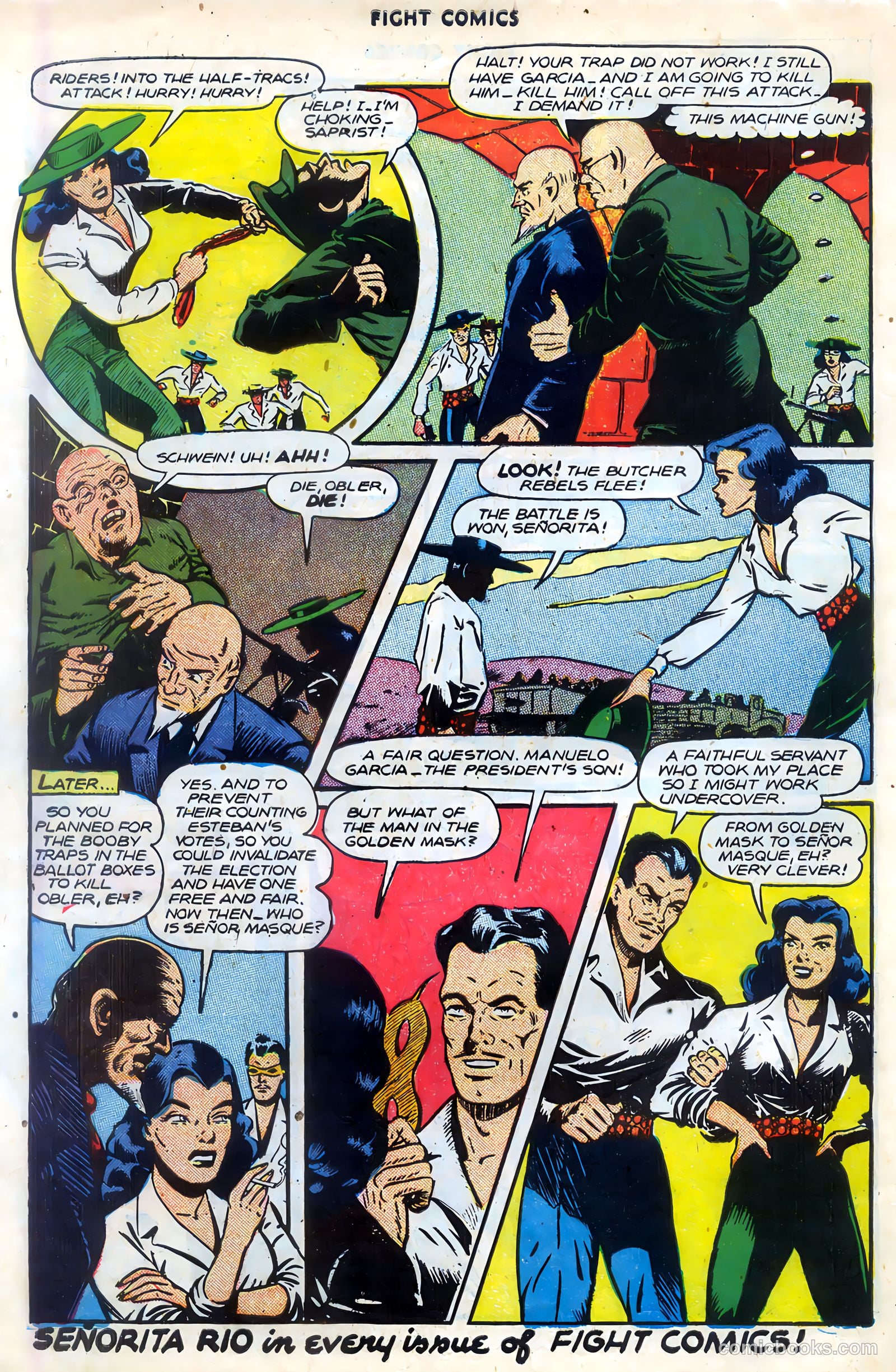Fight Comics #50 — page 50 of 52