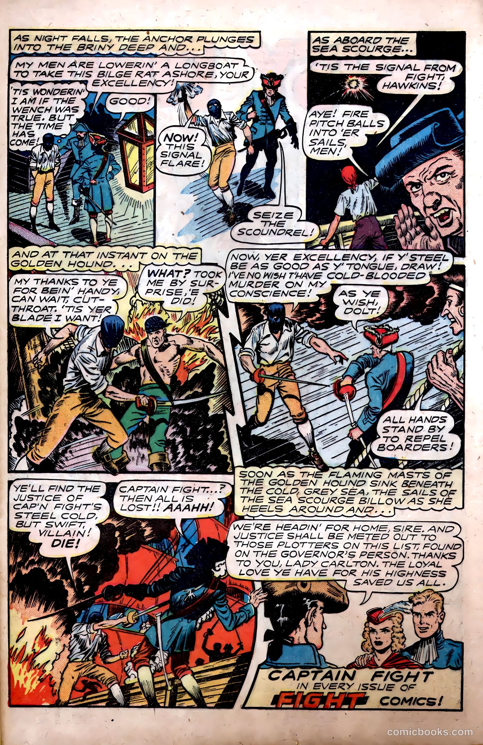 Fight Comics #51 — page 35 of 52