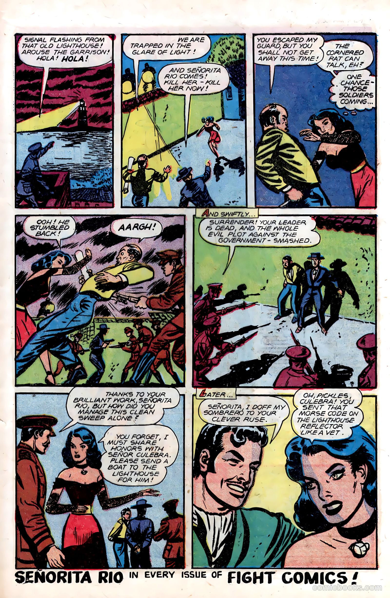Fight Comics #53 — page 49 of 52