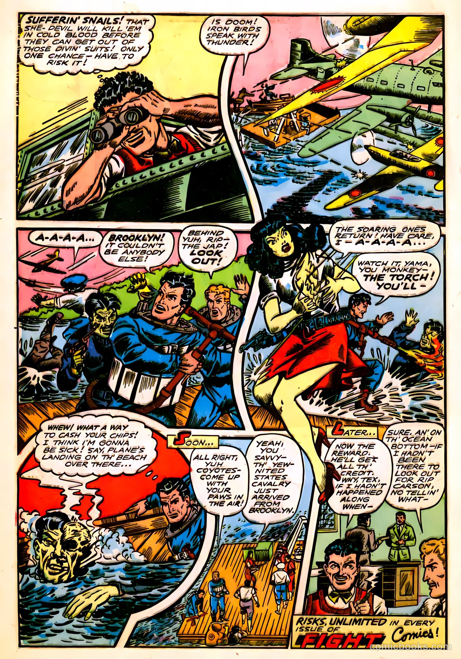 Fight Comics #56 — page 20 of 52