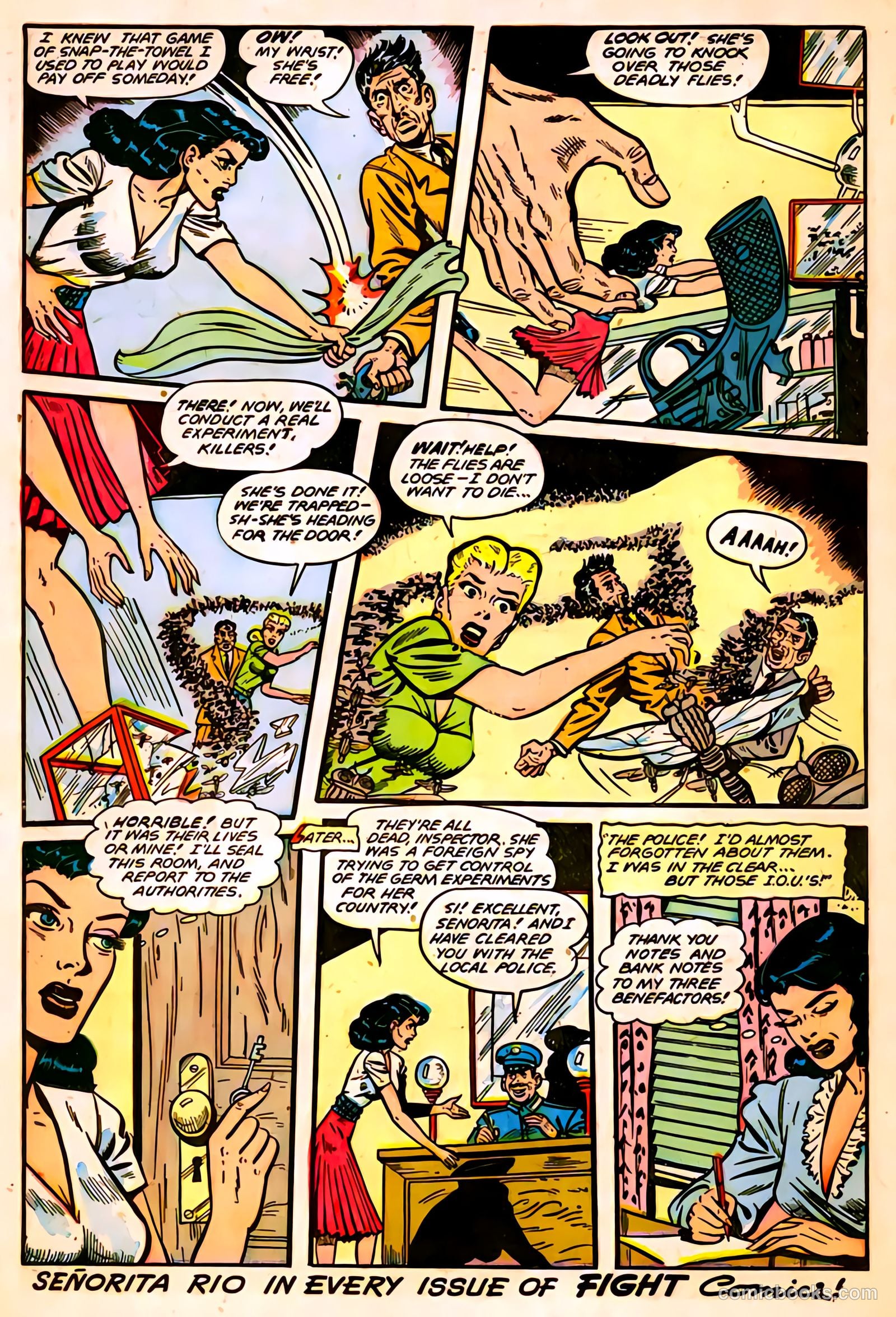 Fight Comics #56 — page 50 of 52