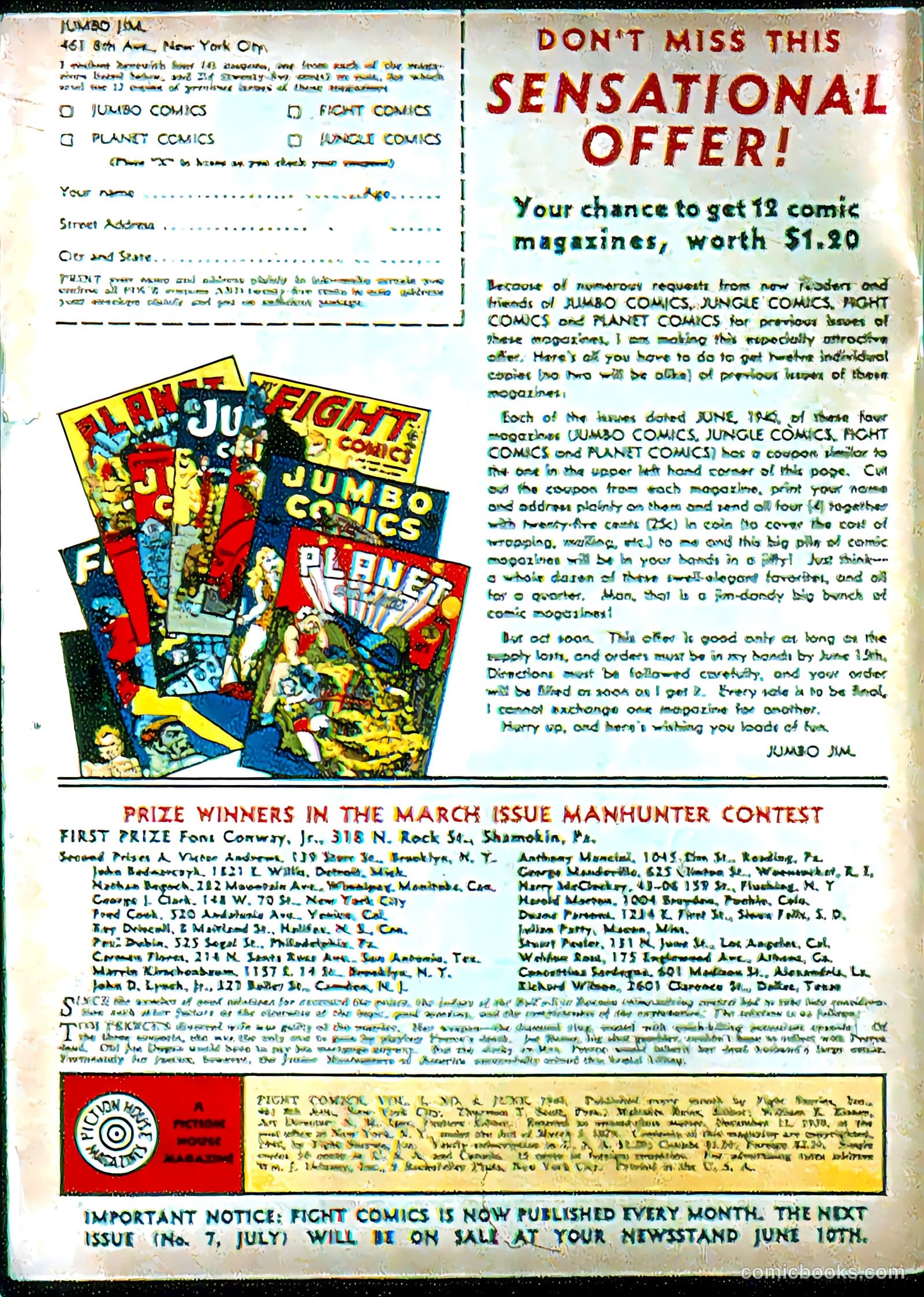 Fight Comics #6 — page 2 of 68