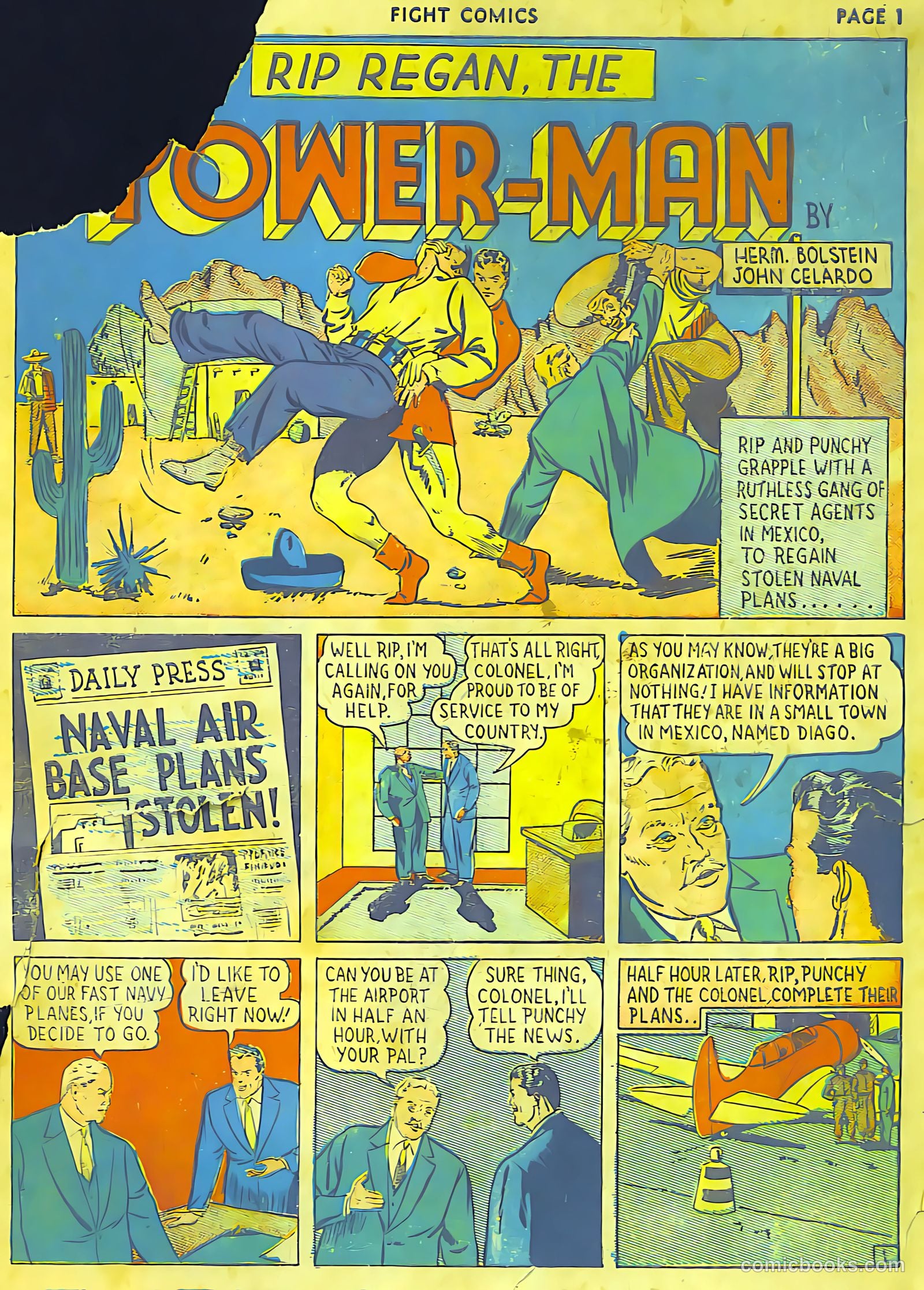 Fight Comics #6 — page 3 of 68