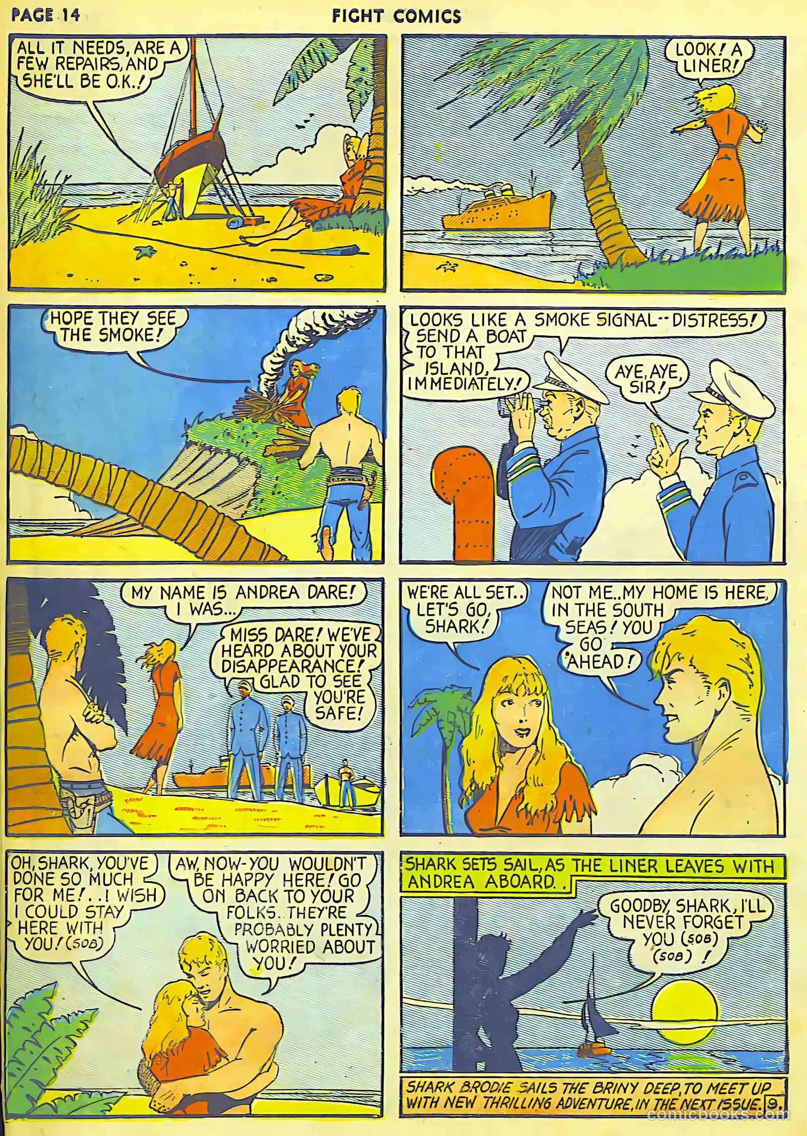 Fight Comics #6 — page 16 of 68