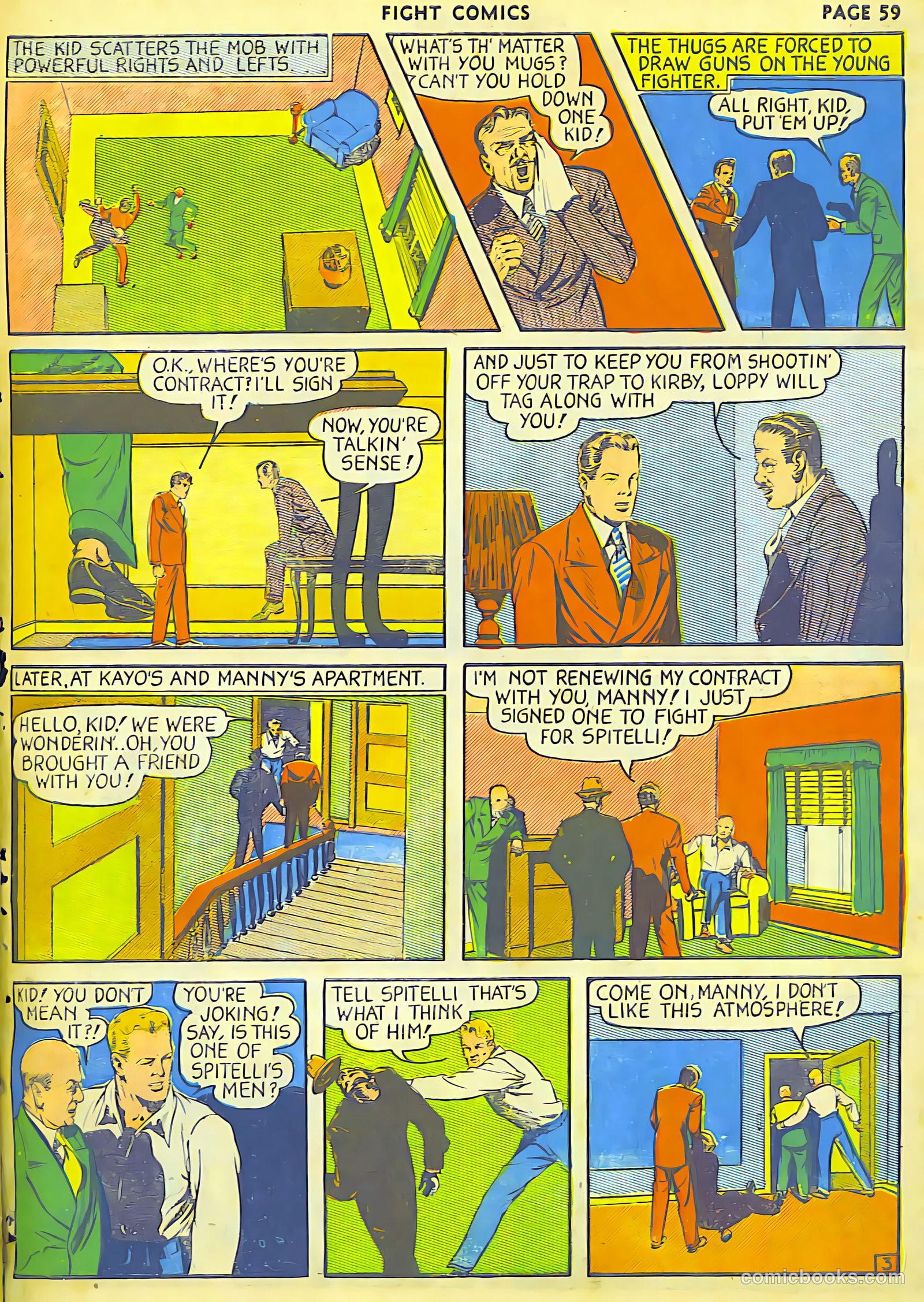 Fight Comics #6 — page 61 of 68