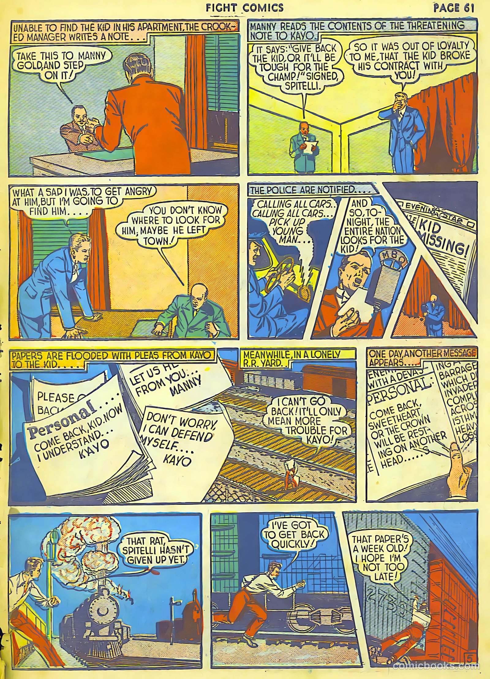 Fight Comics #6 — page 63 of 68