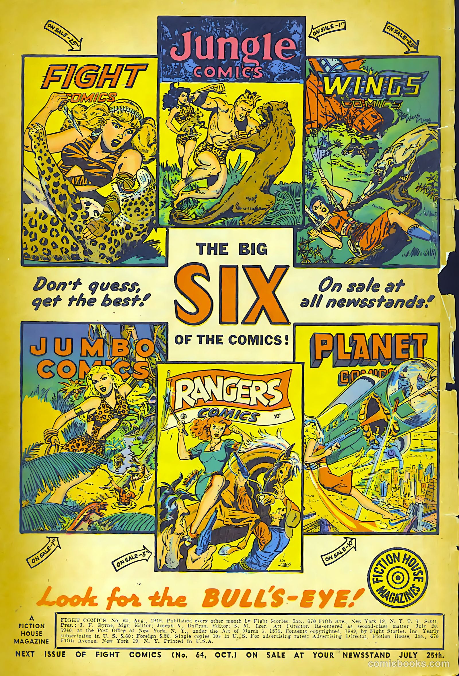 Fight Comics #63 — page 2 of 52