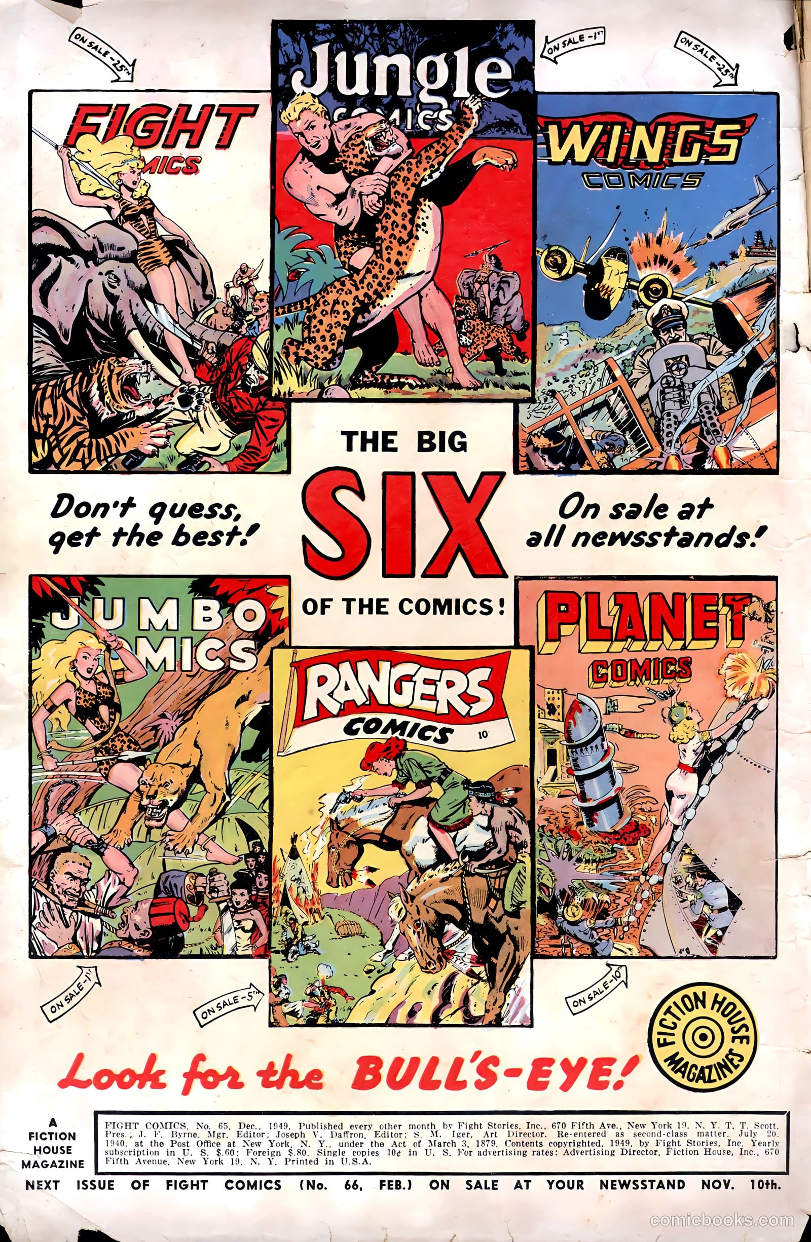 Fight Comics #65 — page 2 of 52