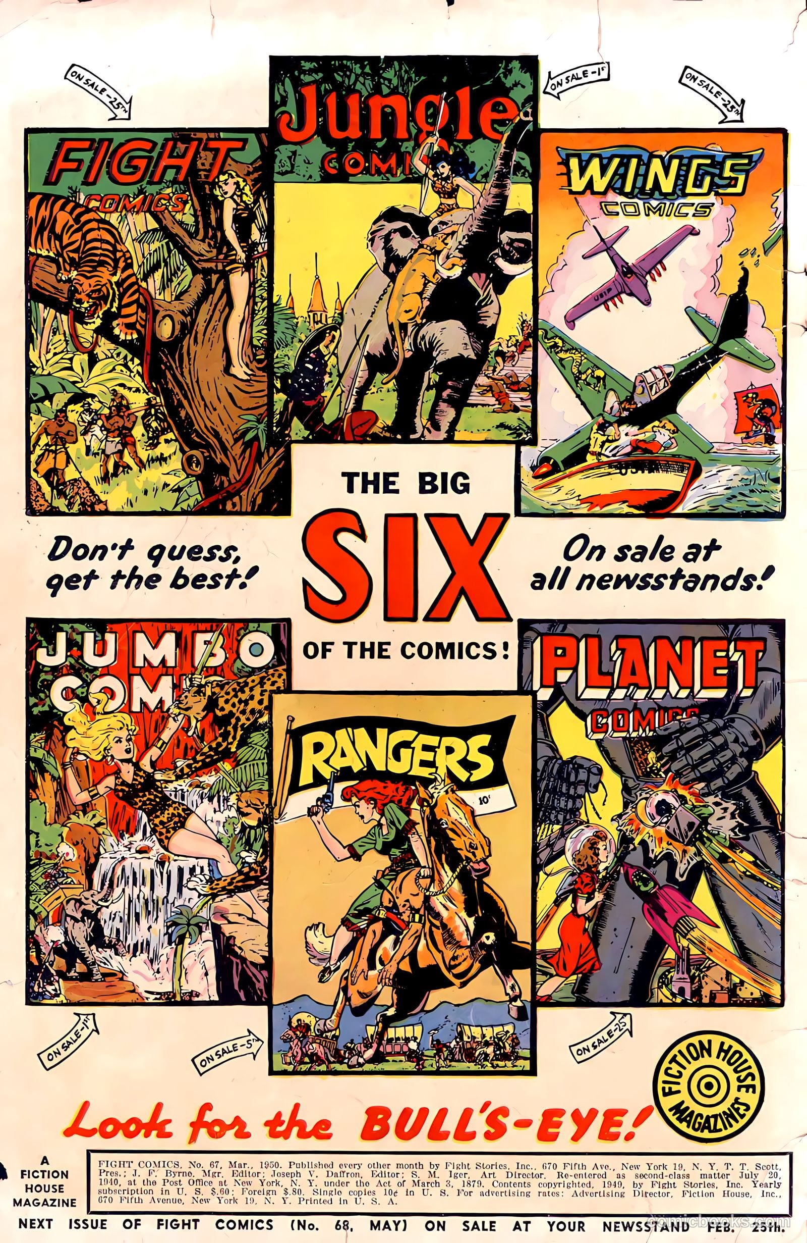 Fight Comics #67 — page 2 of 52