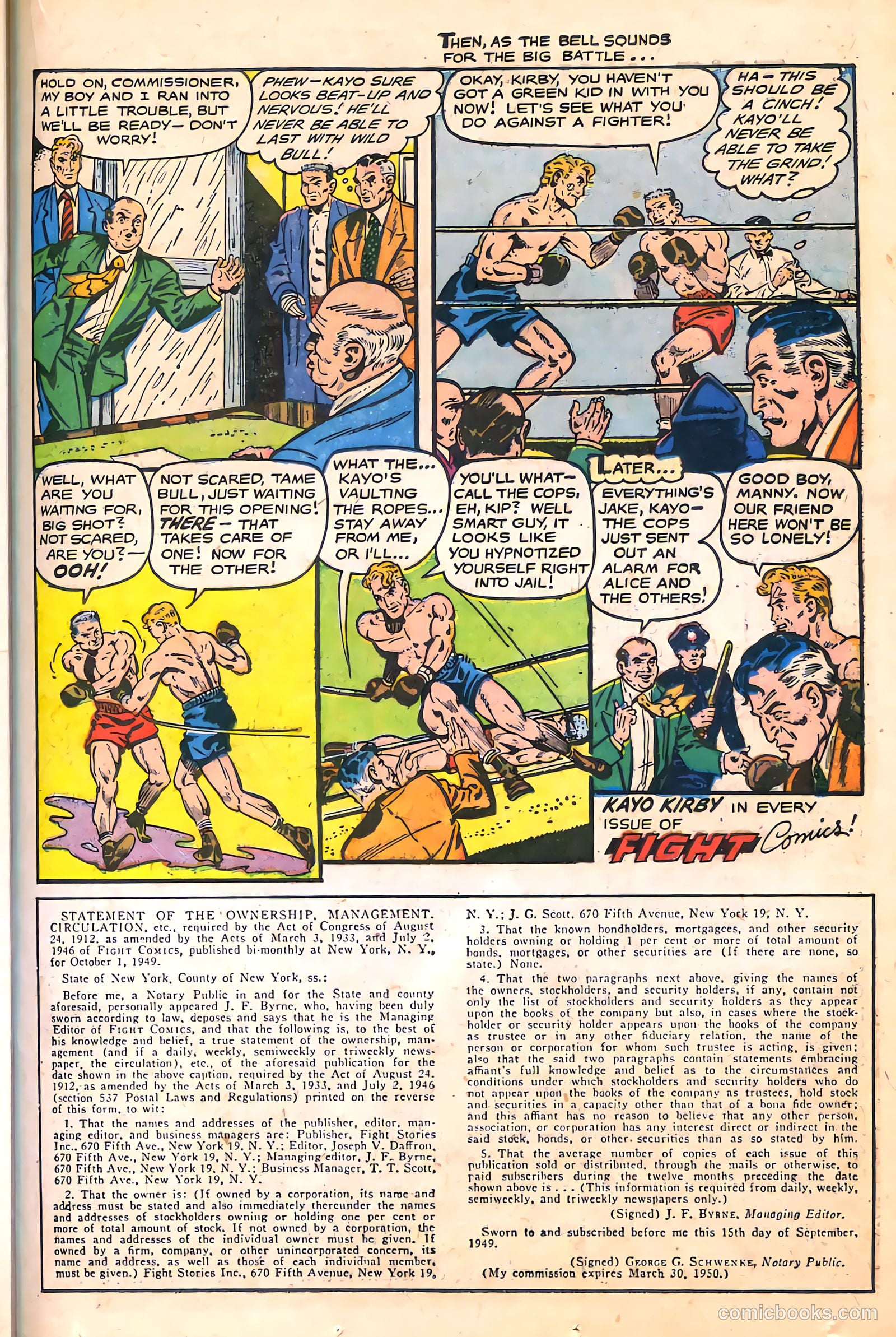 Fight Comics #68 — page 33 of 52