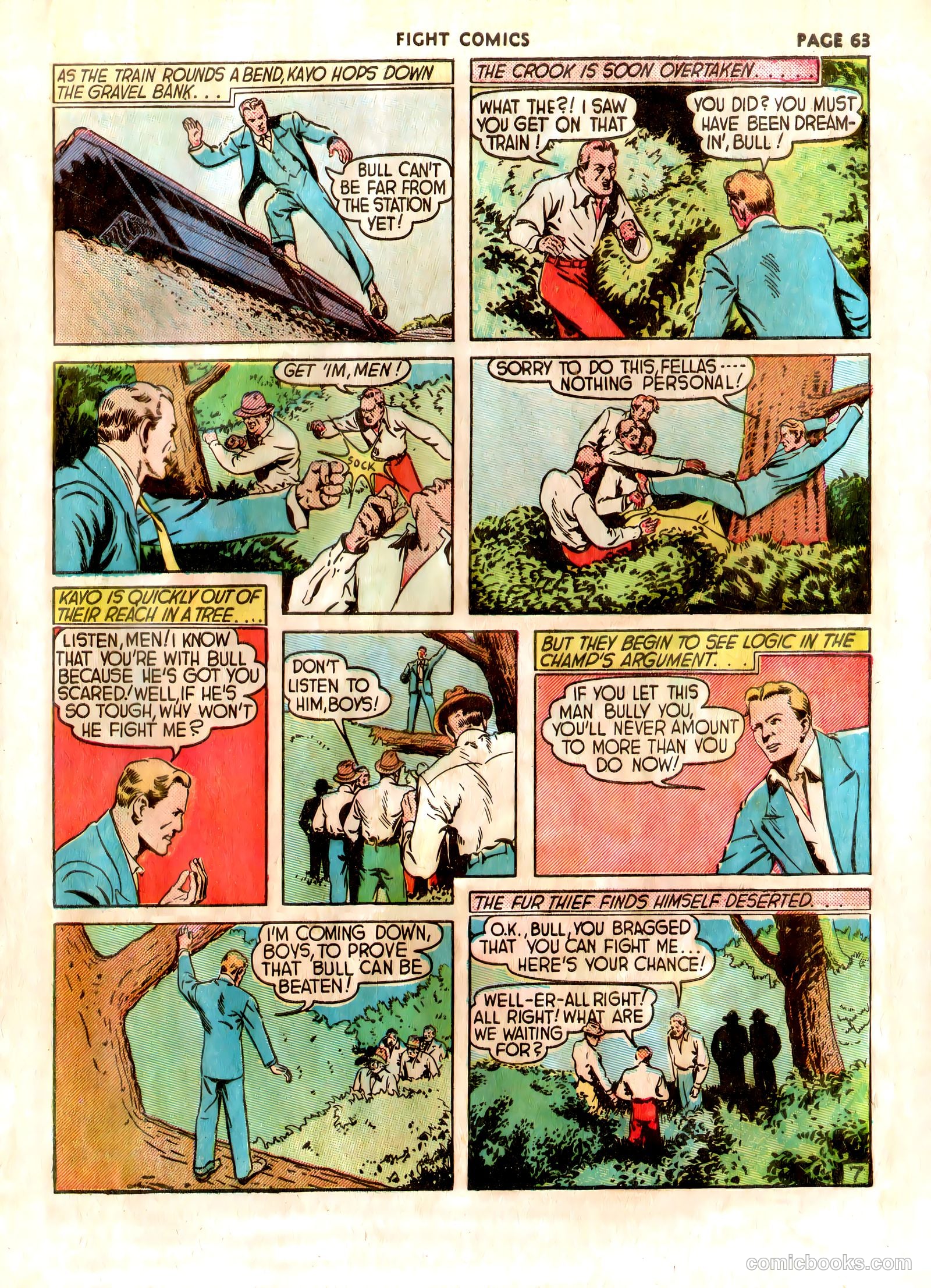 Fight Comics #7 — page 66 of 69
