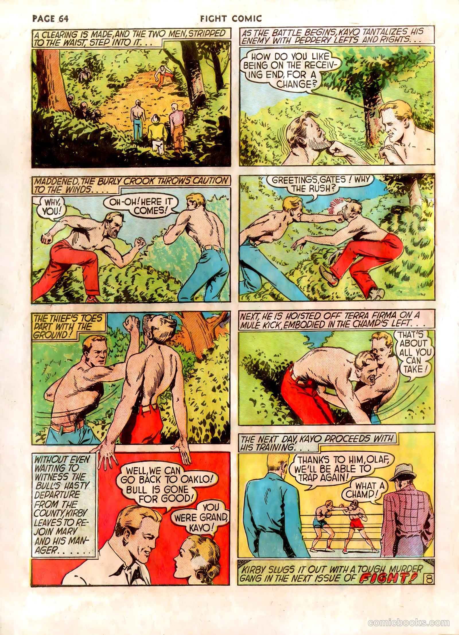 Fight Comics #7 — page 67 of 69