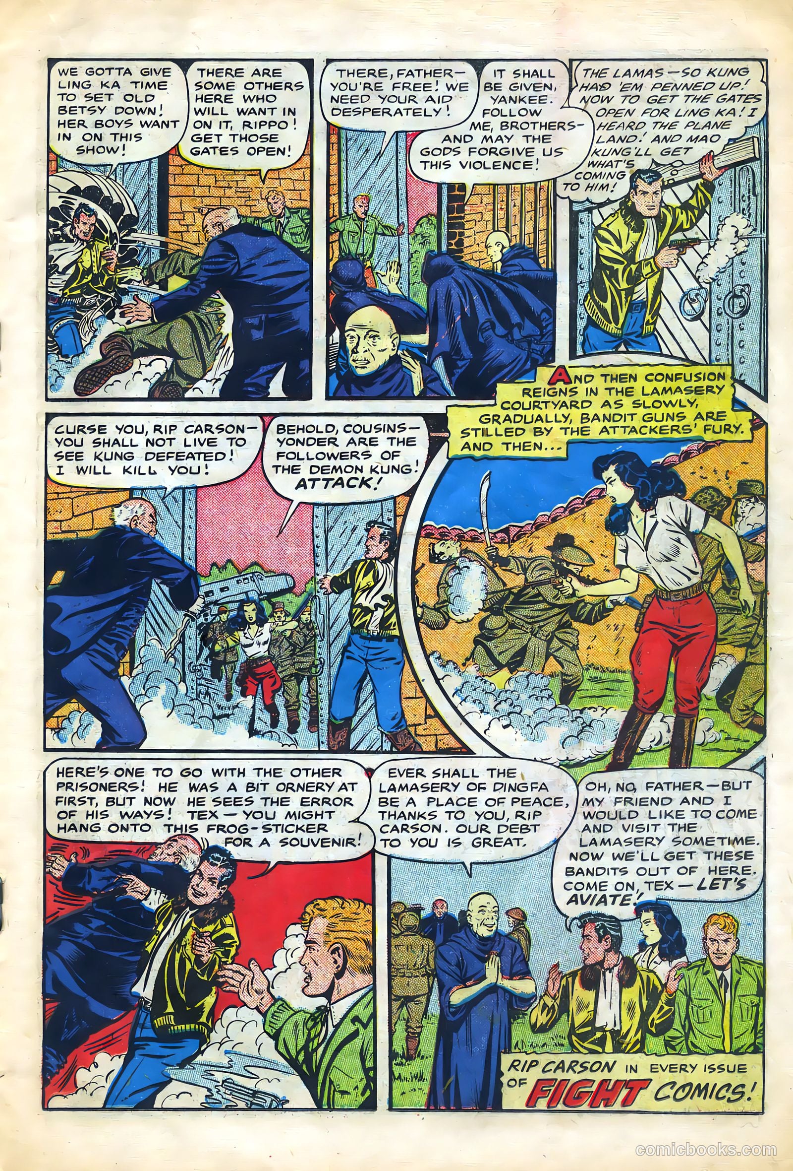 Fight Comics #71 — page 19 of 36