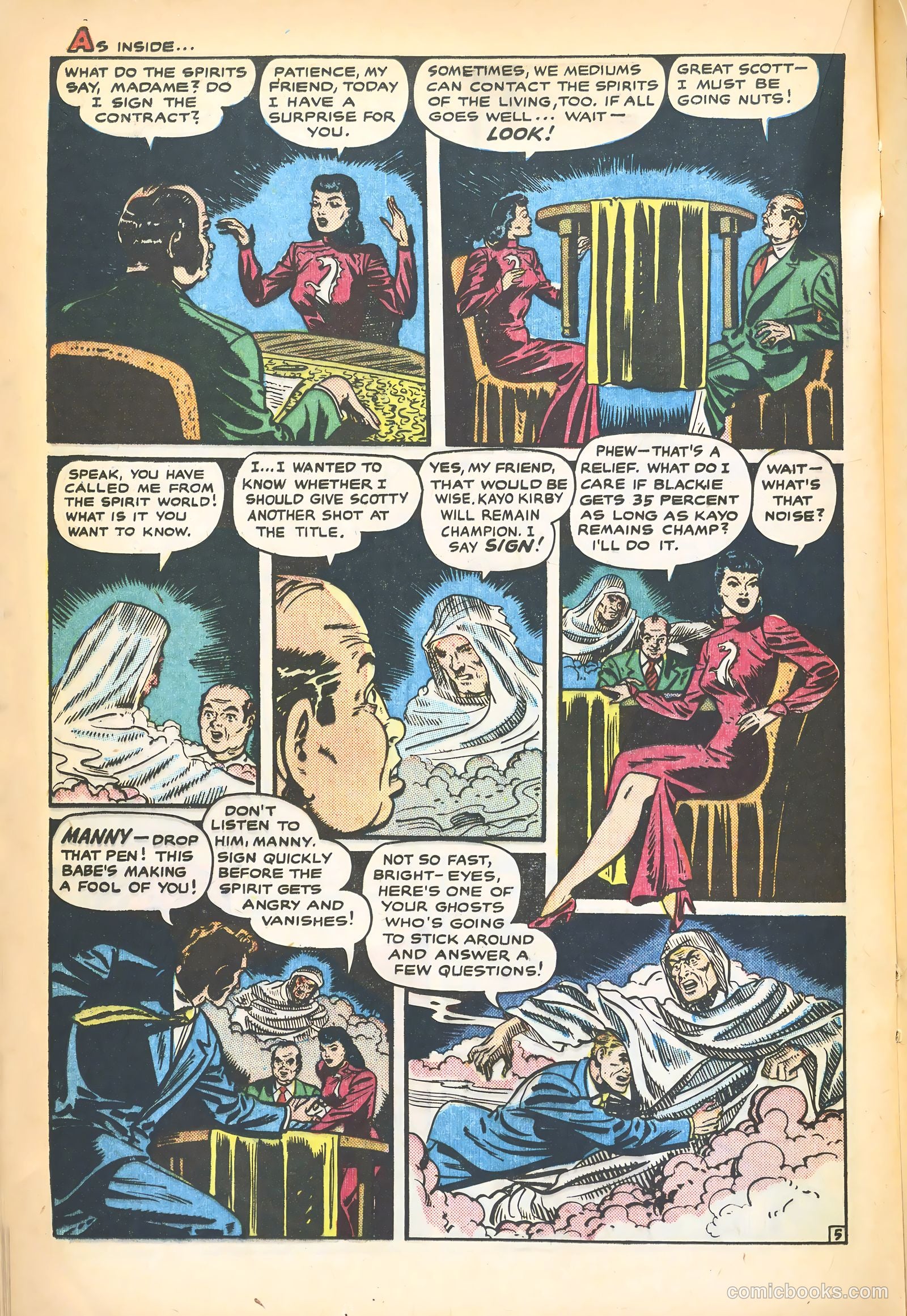 Fight Comics #74 — page 21 of 37