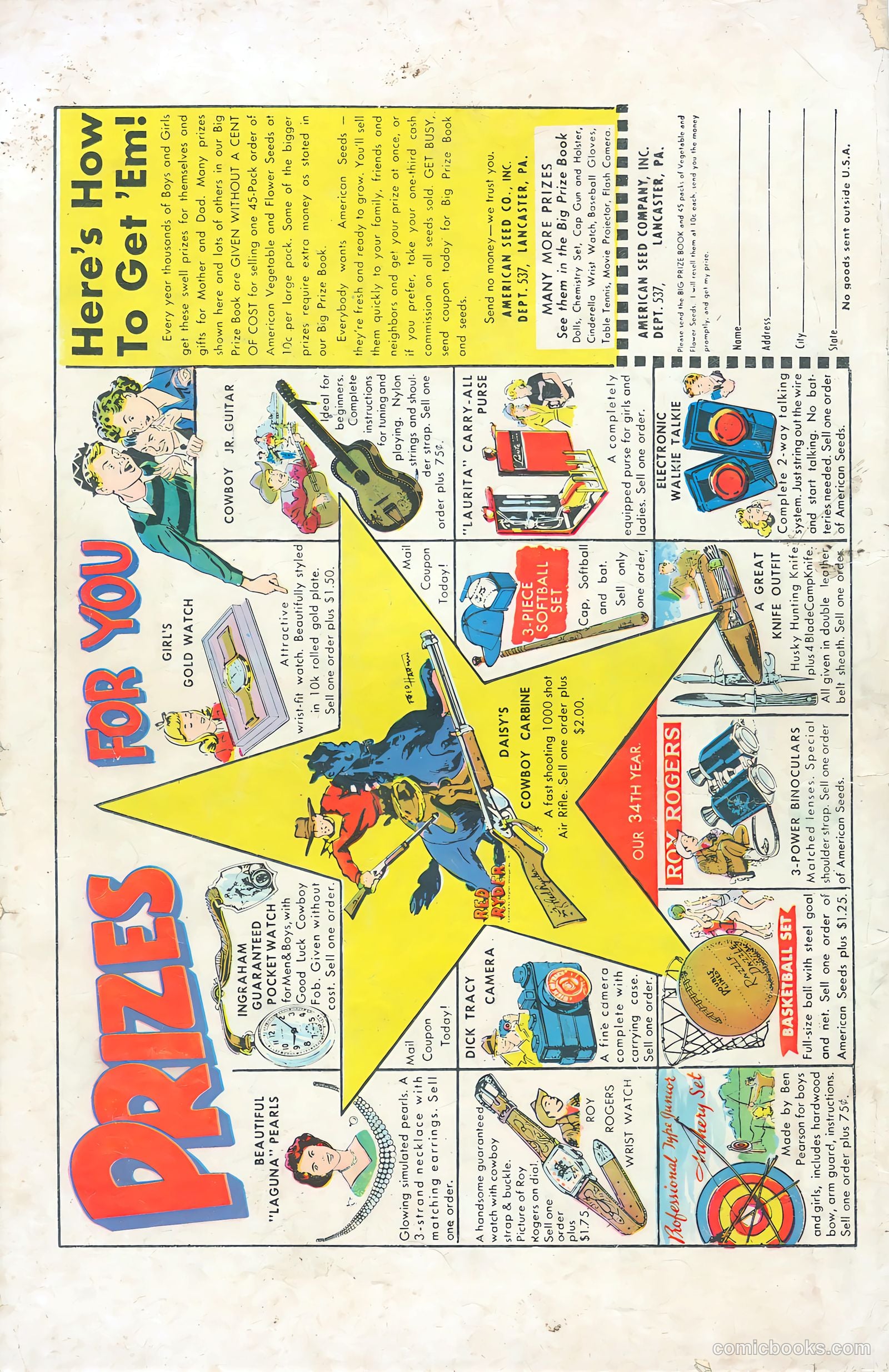 Fight Comics #79 — page 36 of 36