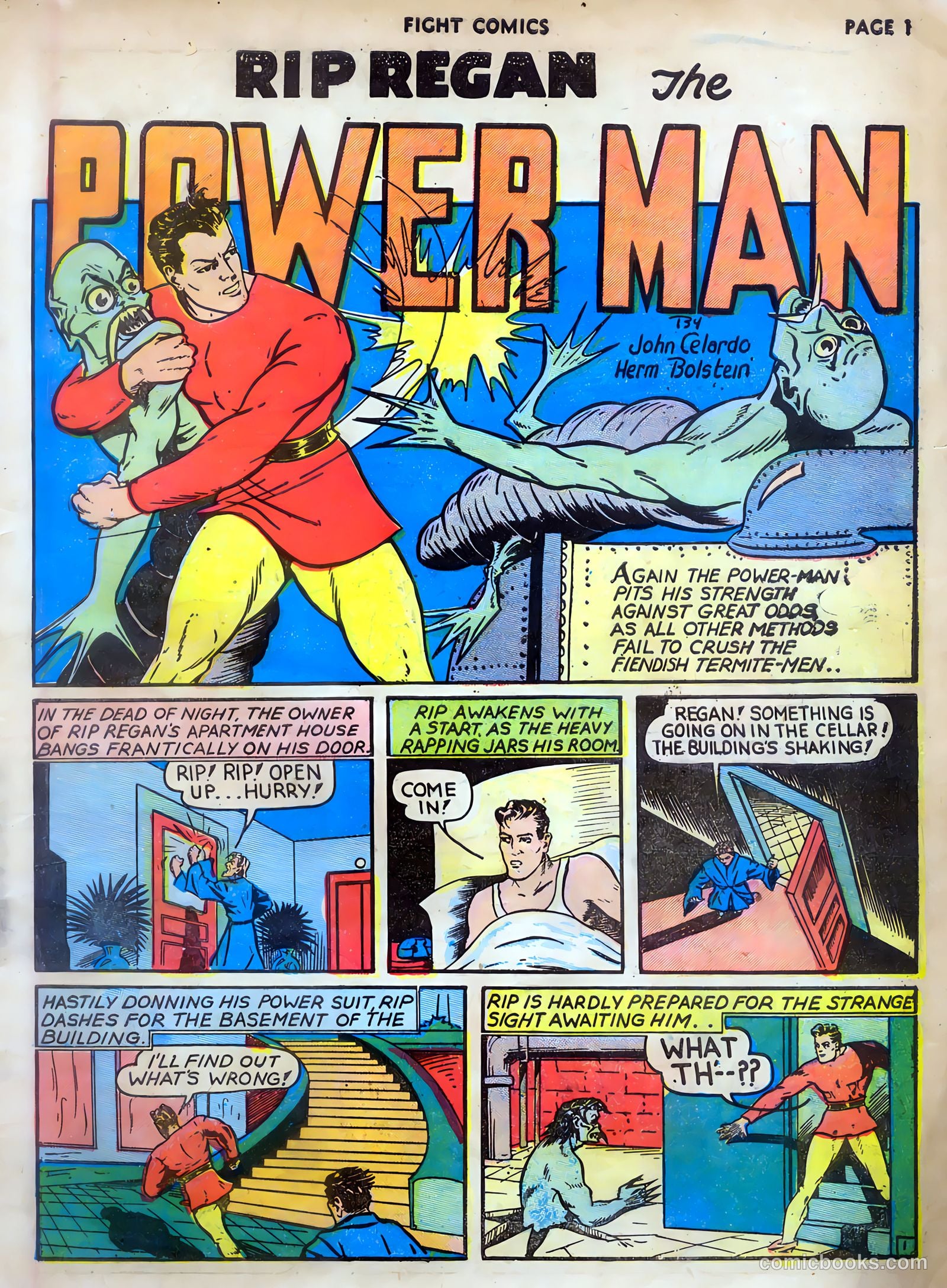 Fight Comics #8 — page 3 of 68