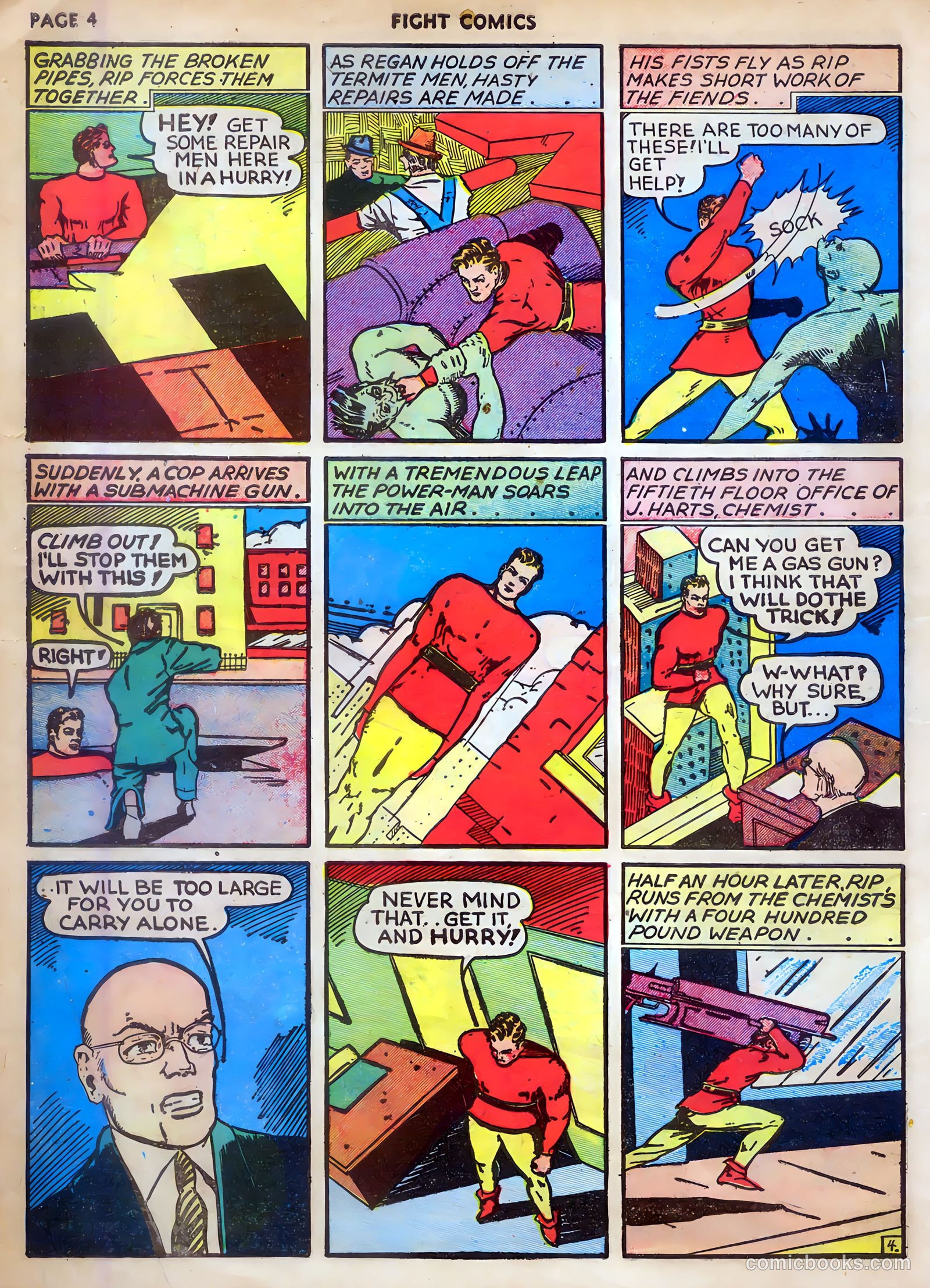 Fight Comics #8 — page 6 of 68