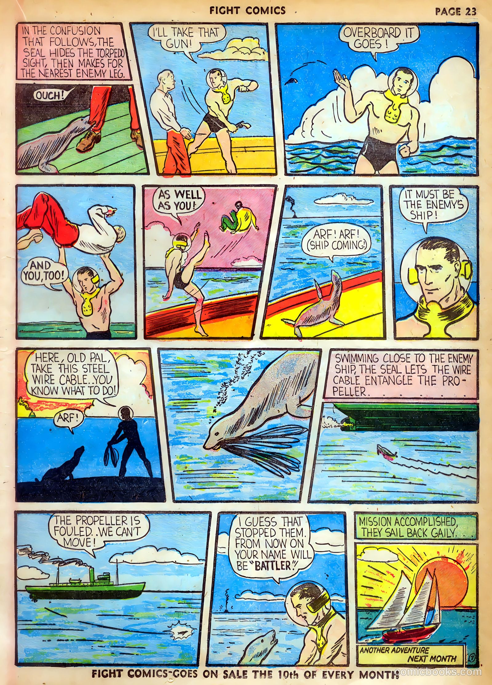 Fight Comics #8 — page 25 of 68