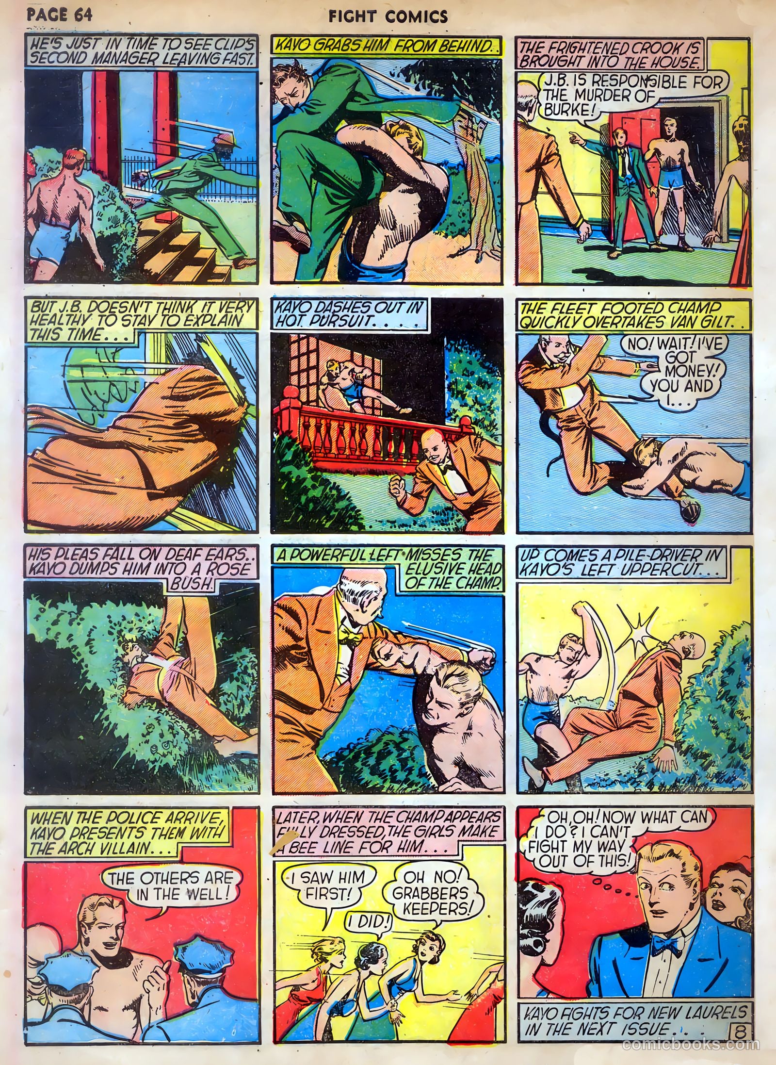 Fight Comics #8 — page 66 of 68