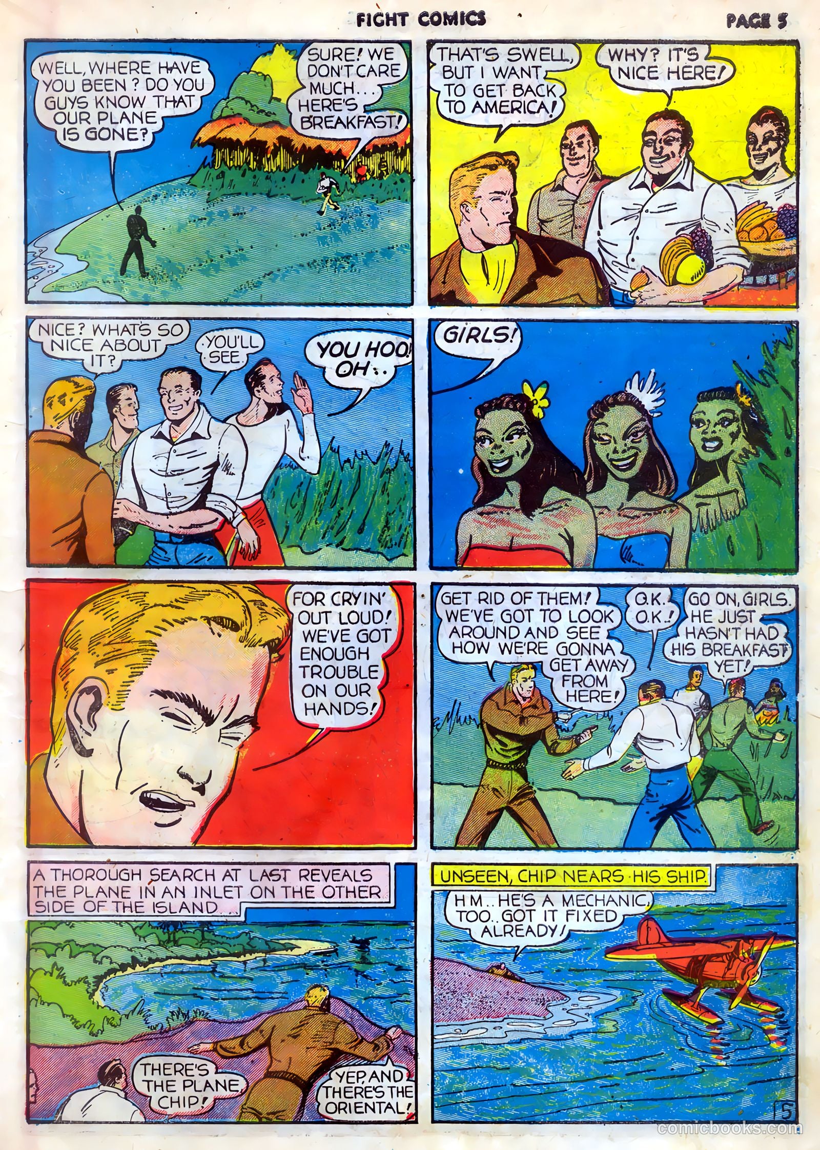 Fight Comics #9 — page 7 of 68