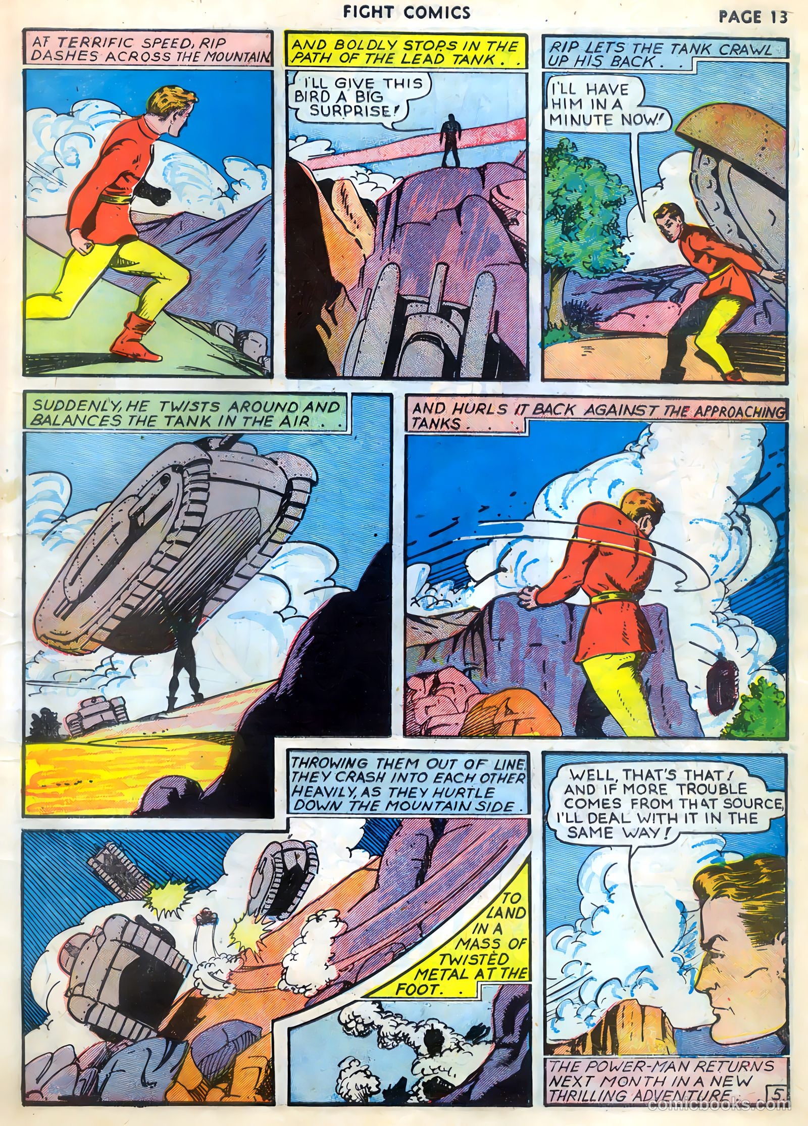 Fight Comics #9 — page 15 of 68
