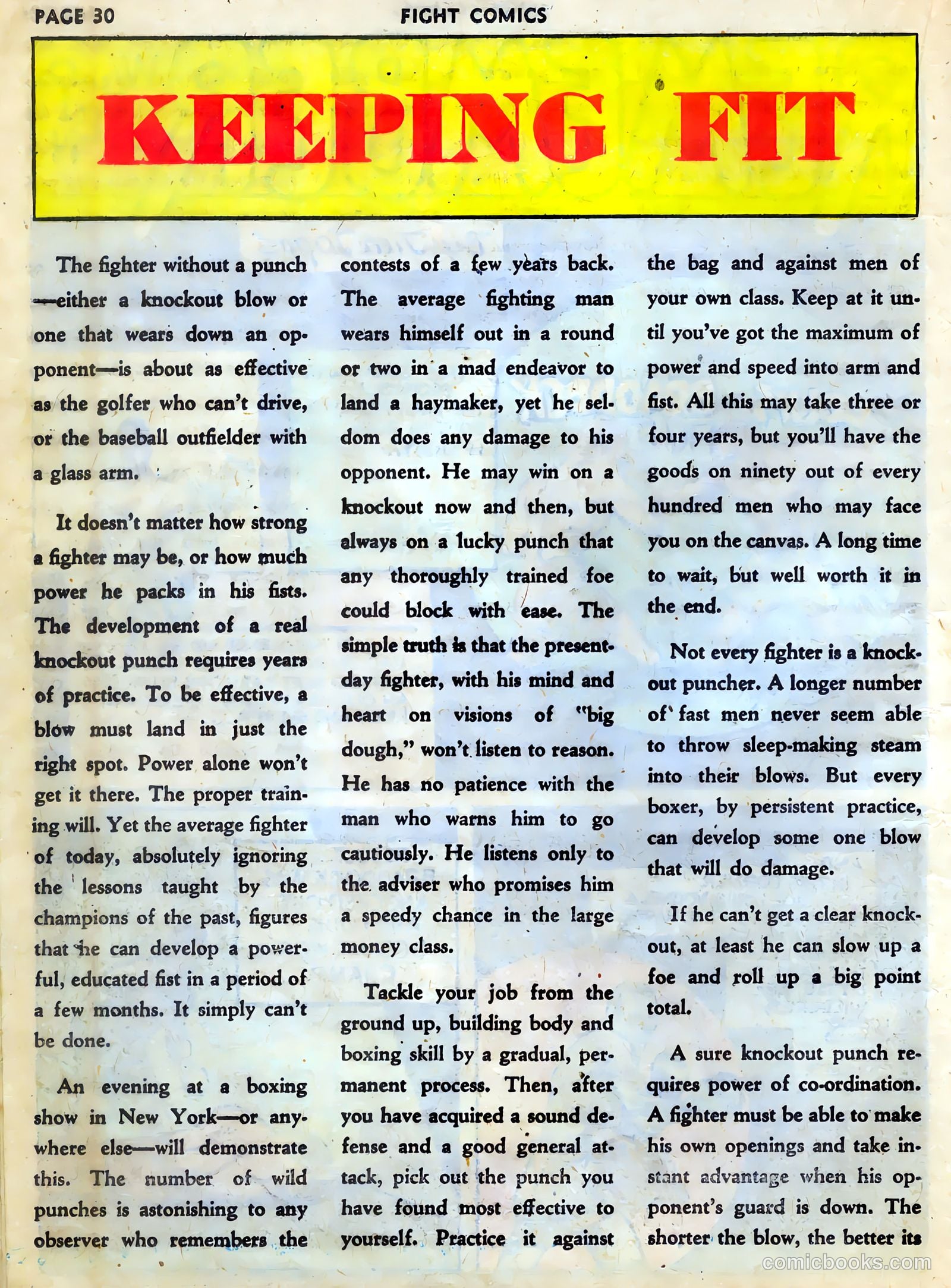 Fight Comics #9 — page 32 of 68