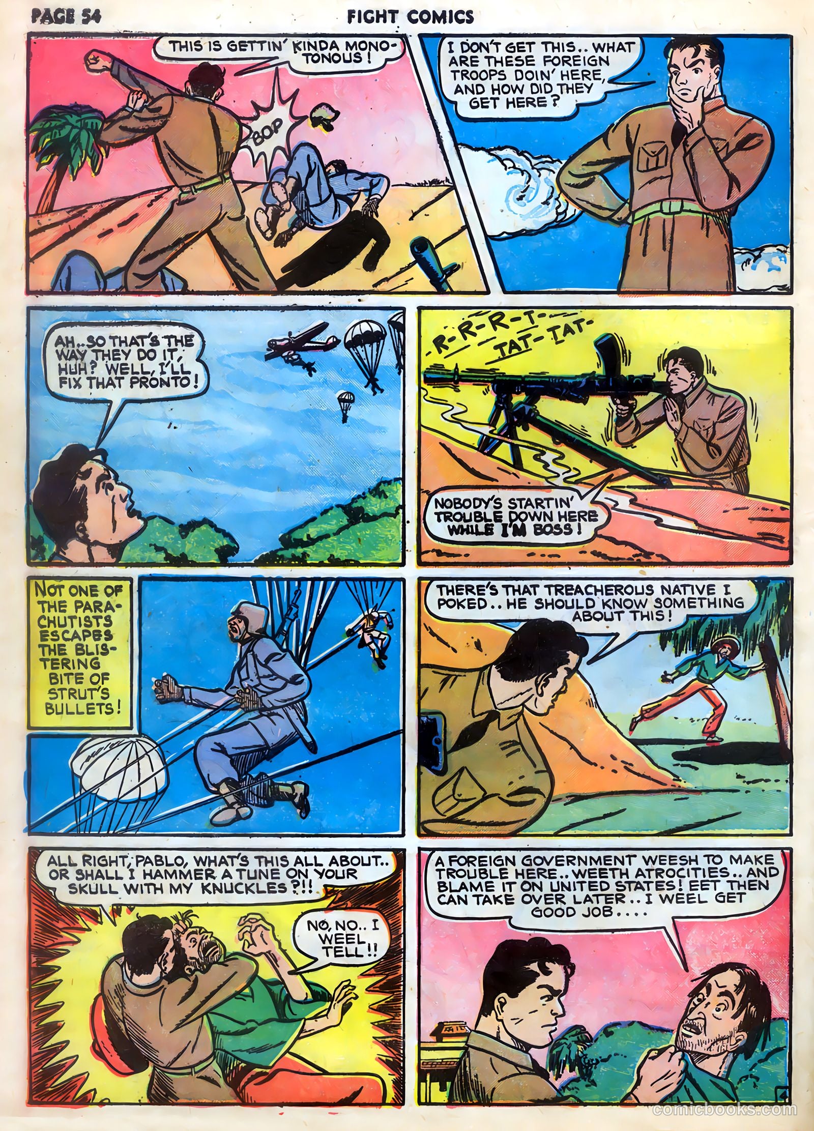 Fight Comics #9 — page 56 of 68