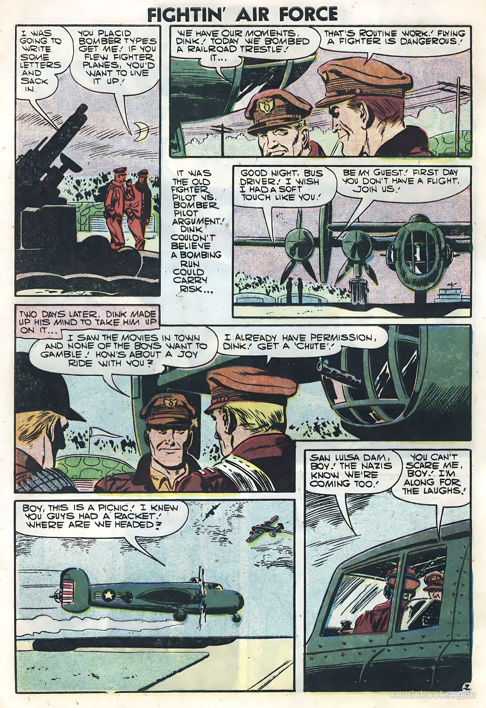 Fightin' Air Force #10 — page 28 of 36