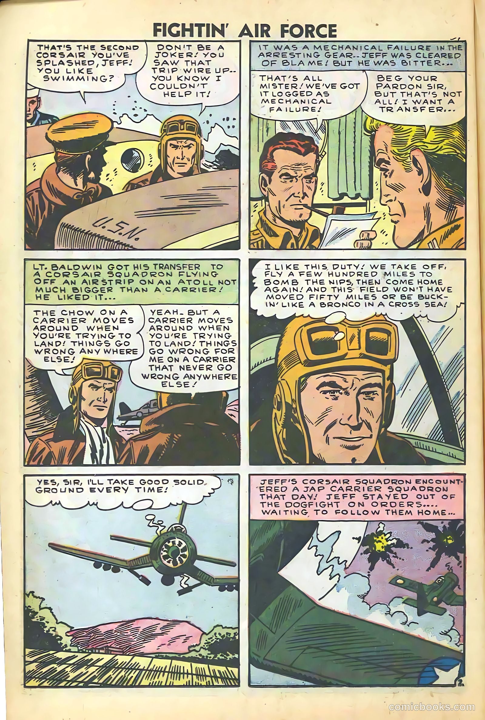 Fightin' Air Force #11 — page 36 of 66
