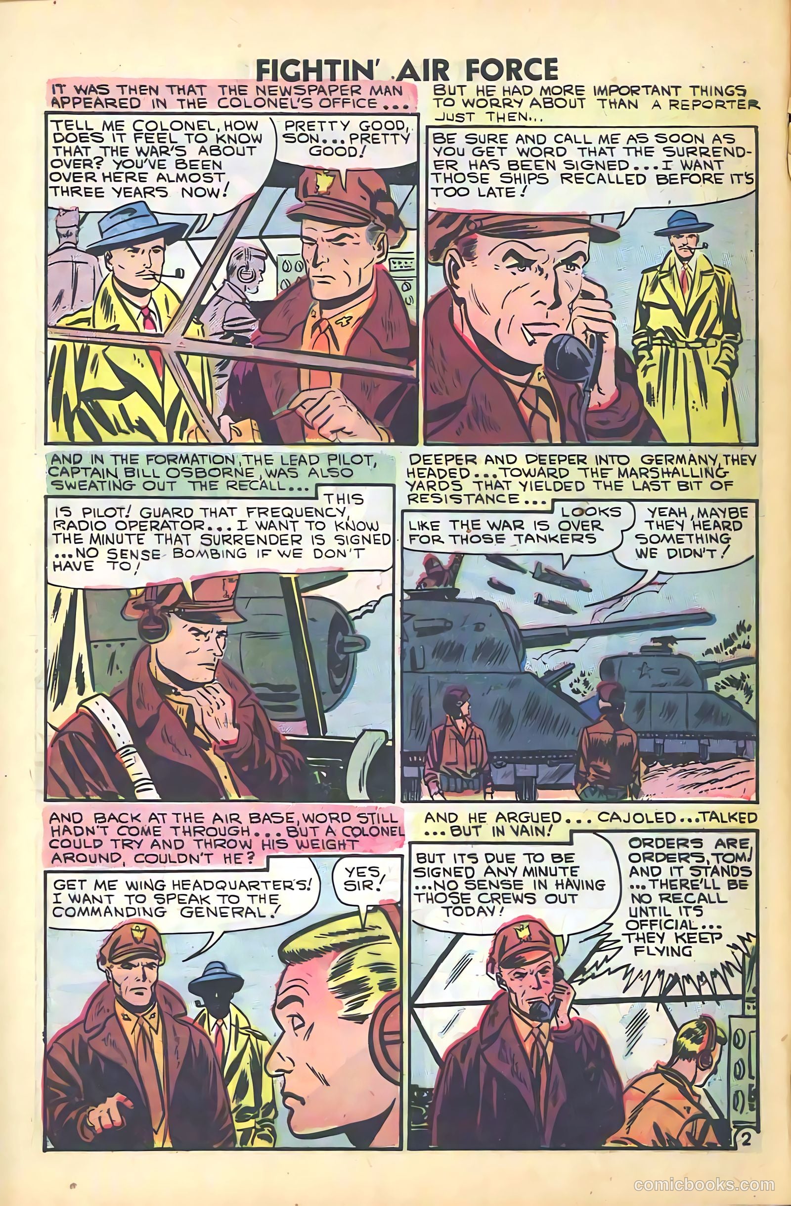 Fightin' Air Force #11 — page 62 of 66