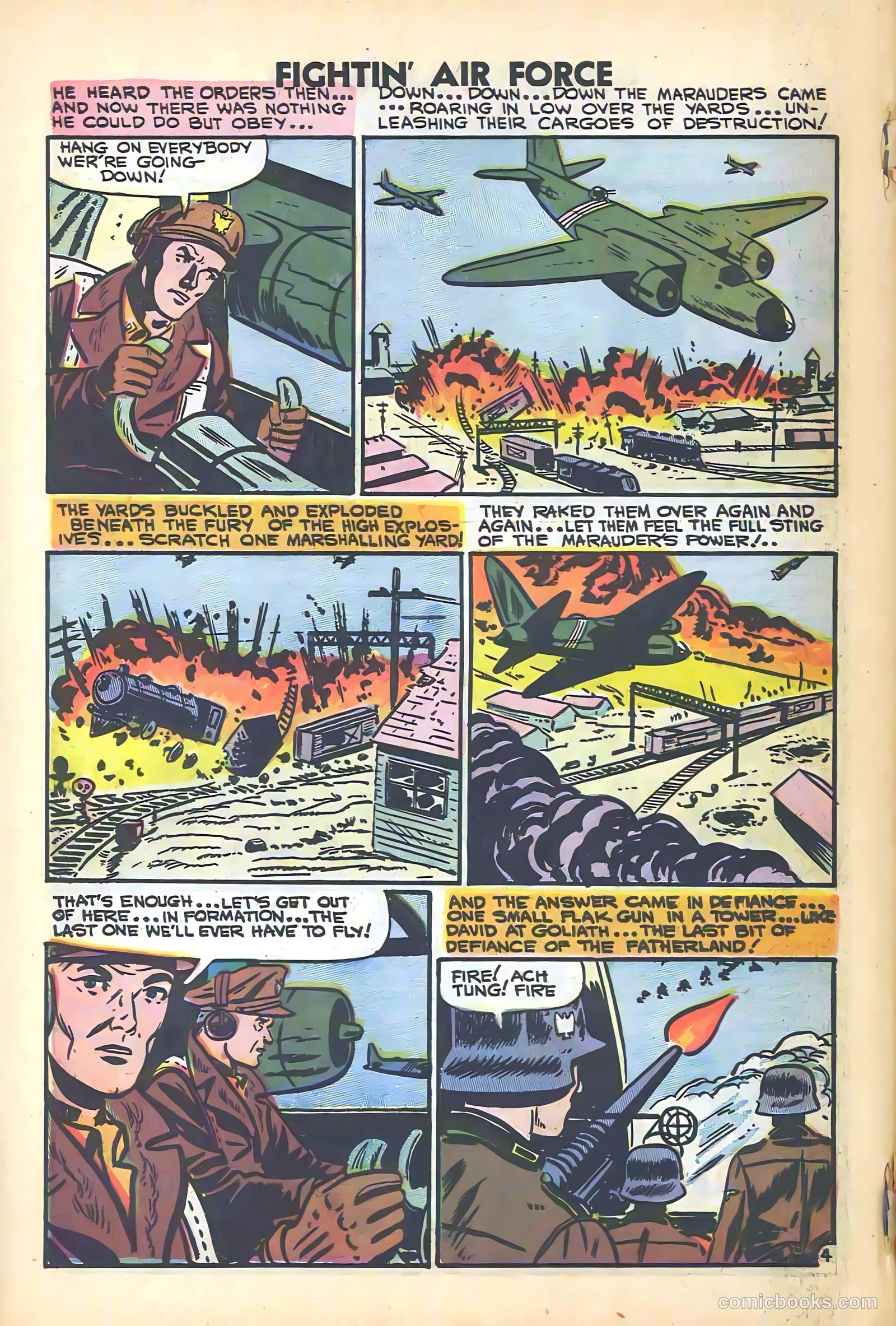 Fightin' Air Force #11 — page 64 of 66
