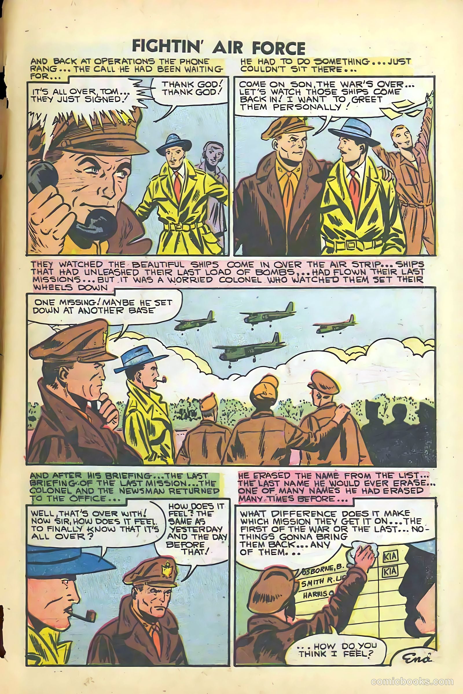 Fightin' Air Force #11 — page 65 of 66