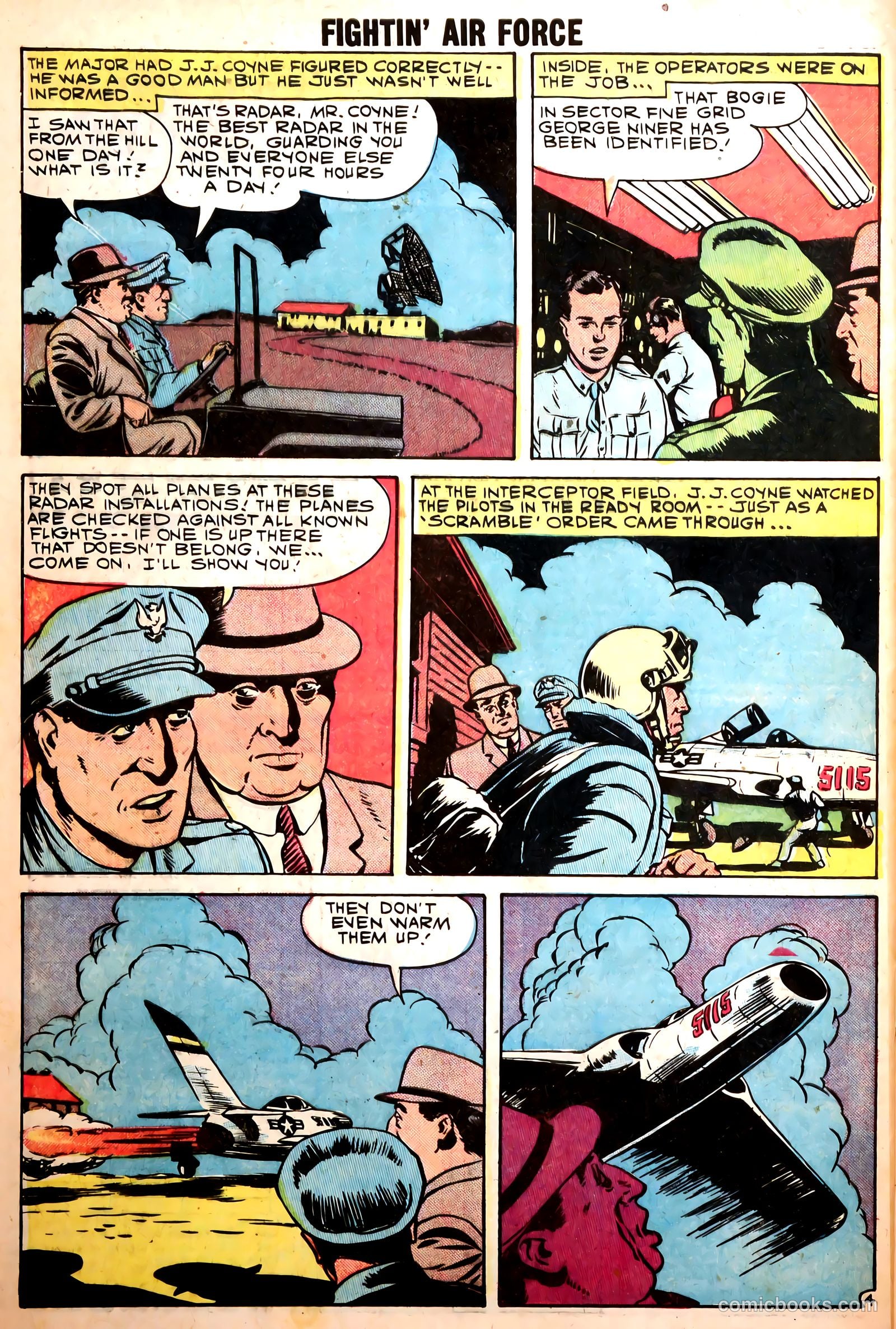 Fightin' Air Force #15 — page 32 of 37